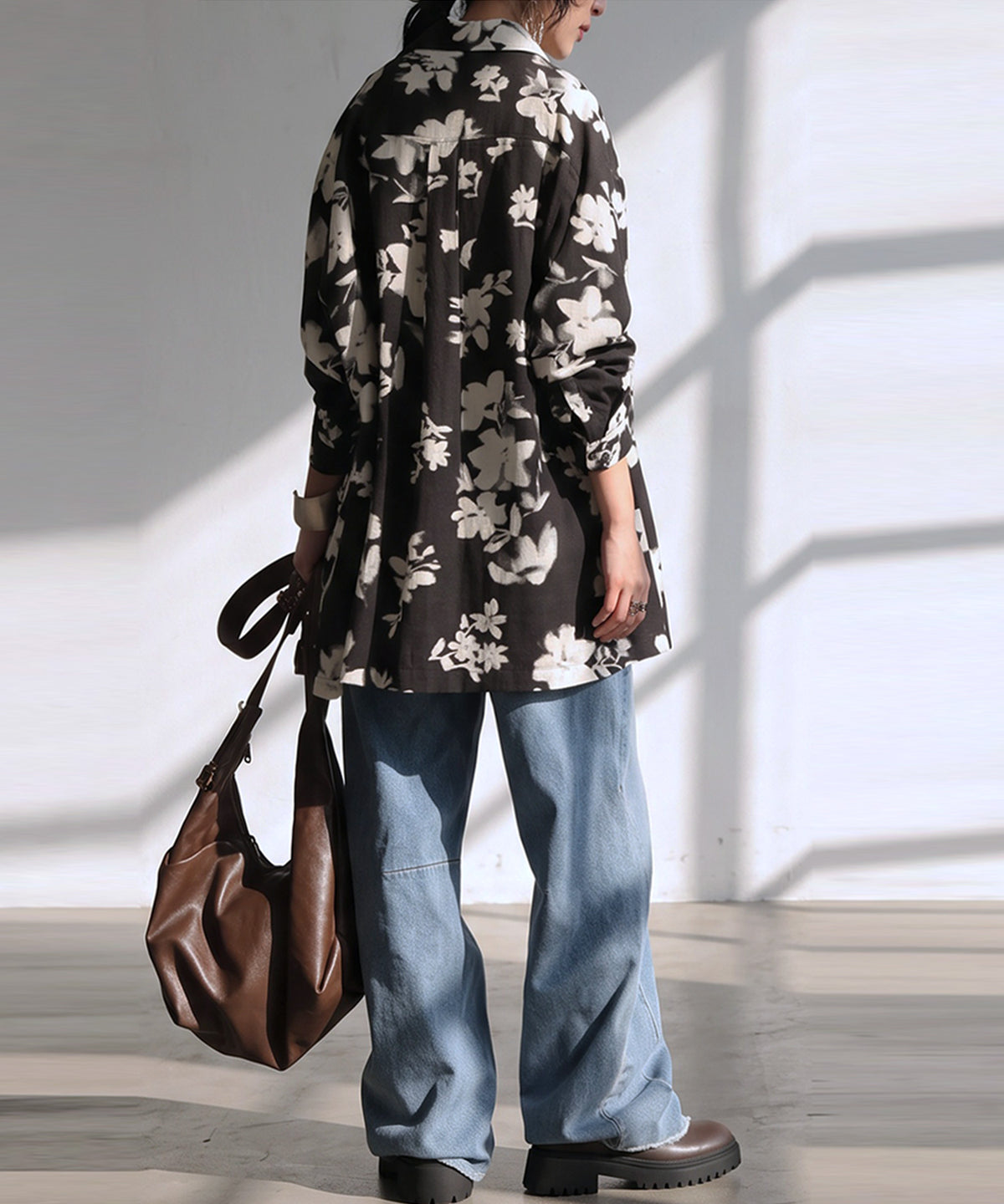 Floral Print Tailored Jacket Ladies