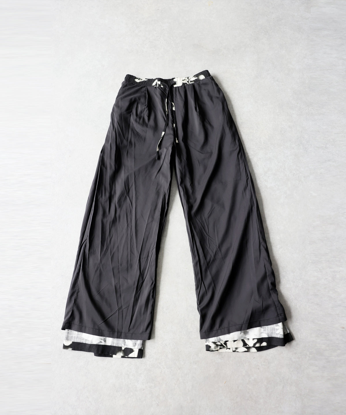 Floral Wide-Leg Pants Ladies