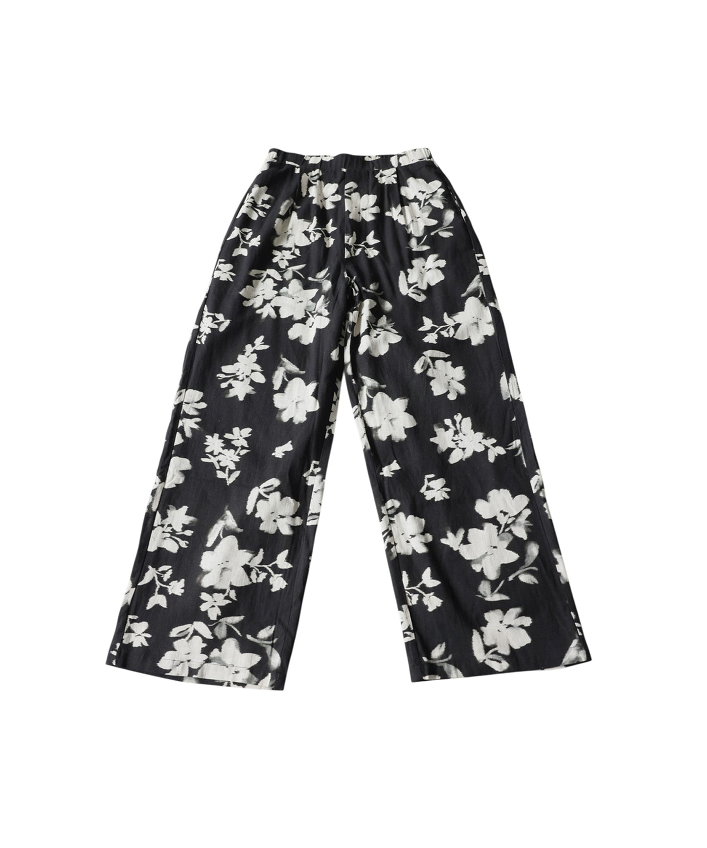 Floral Wide-Leg Pants Ladies