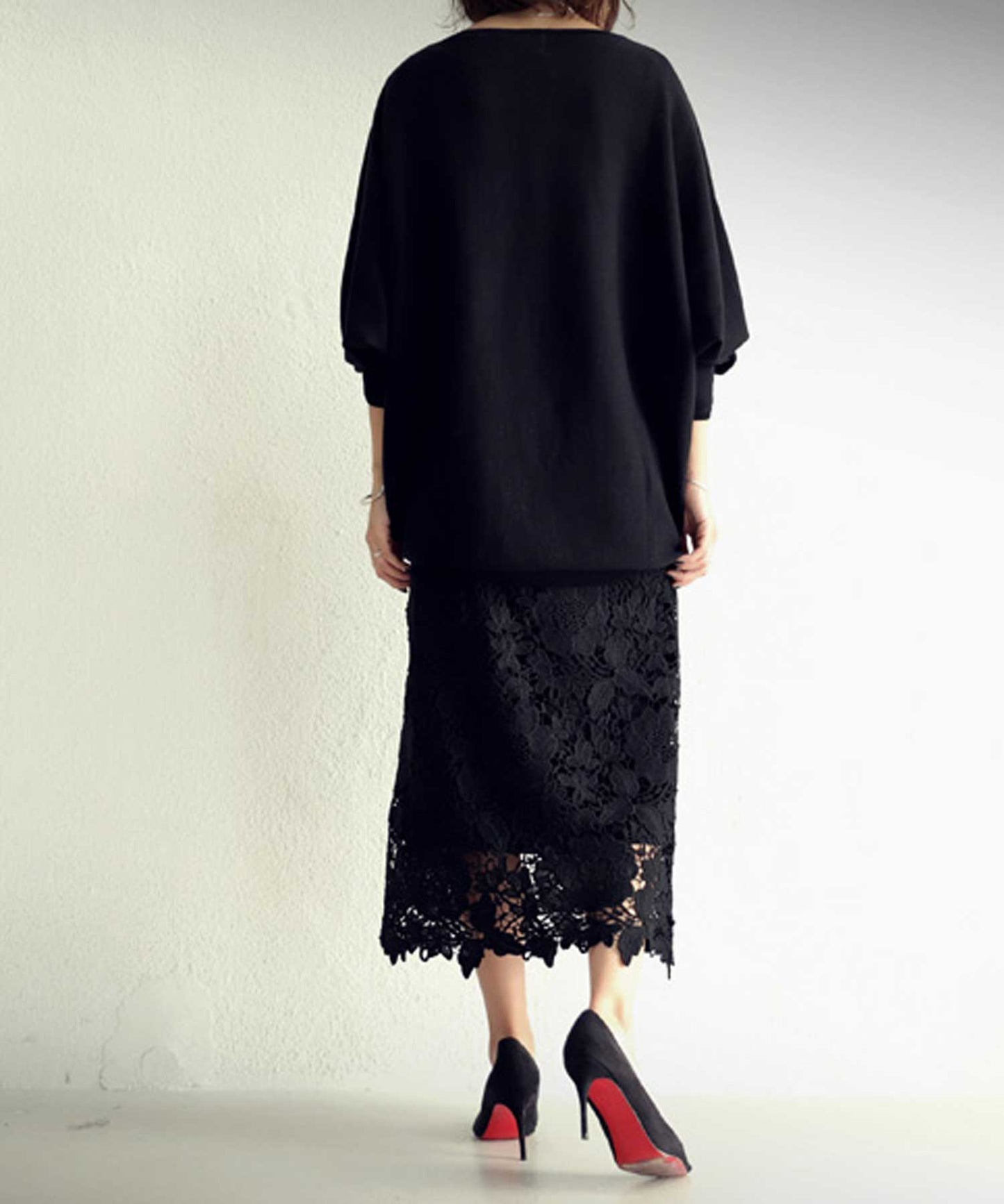 Floral Lace Ladies skirt Midi-length