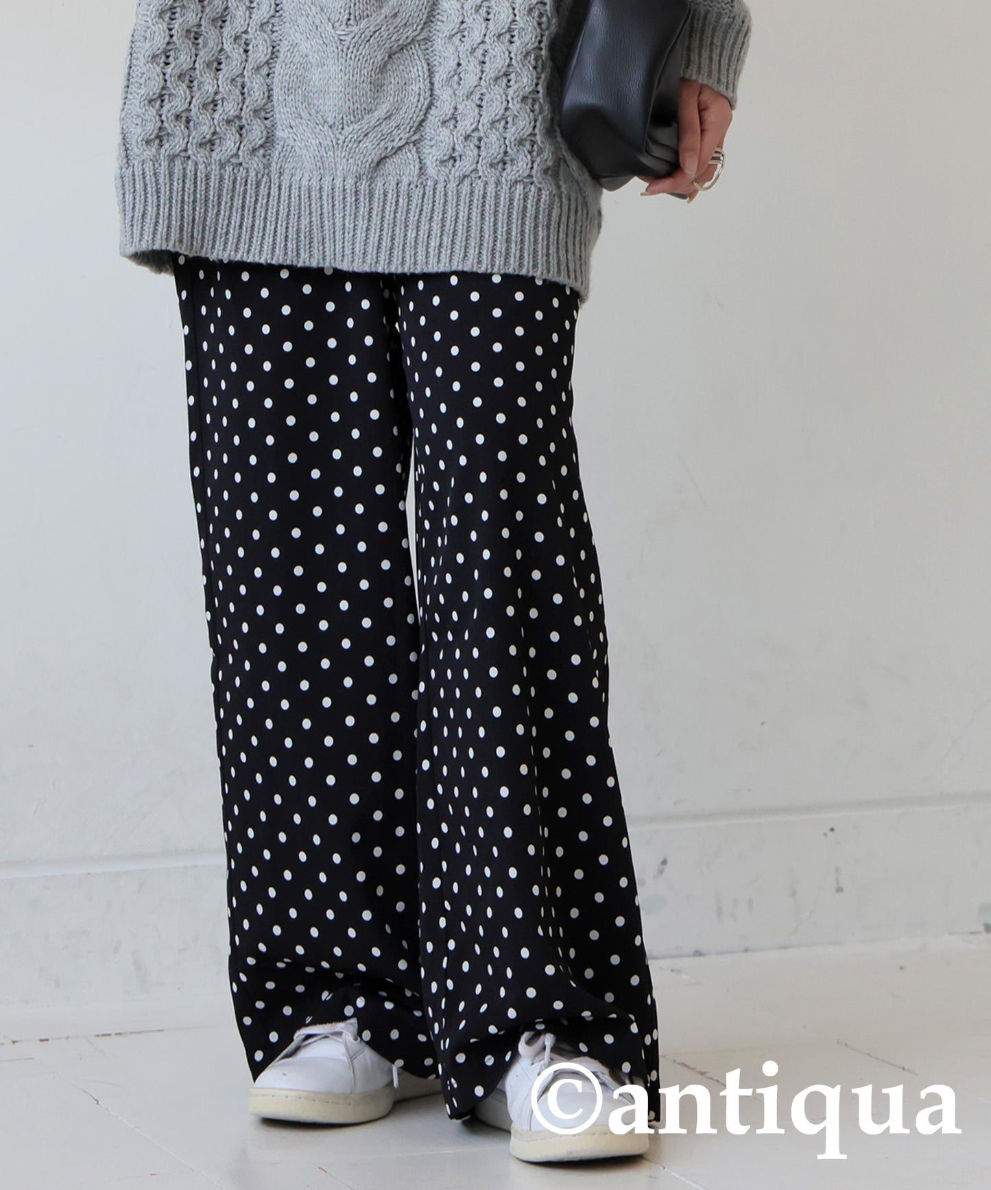 Polka Dot Wide Pants Ladies