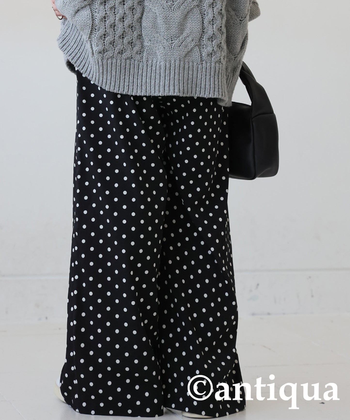 Polka Dot Wide Pants Ladies