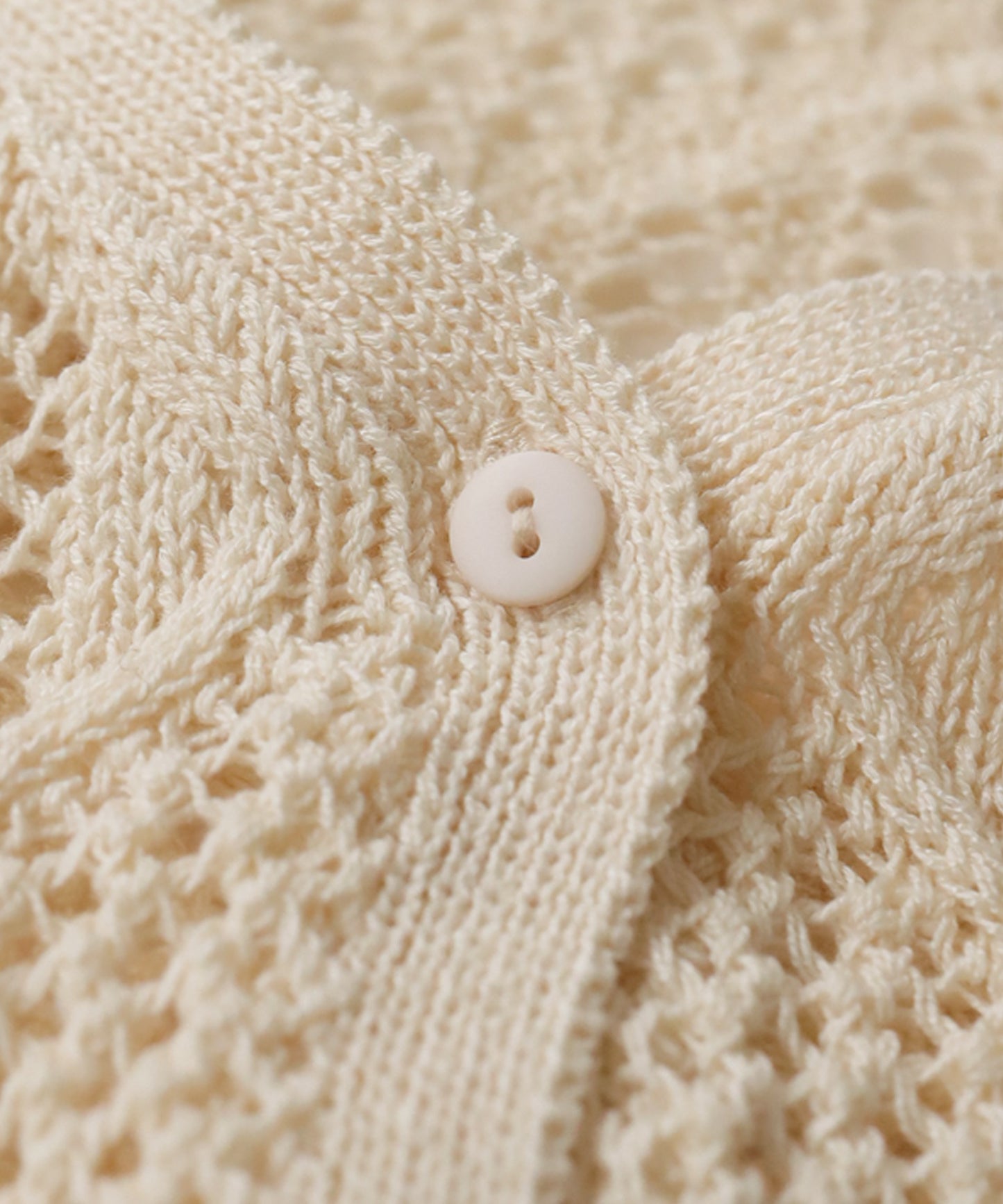 Linen-Like Knit Cardigan Ladies