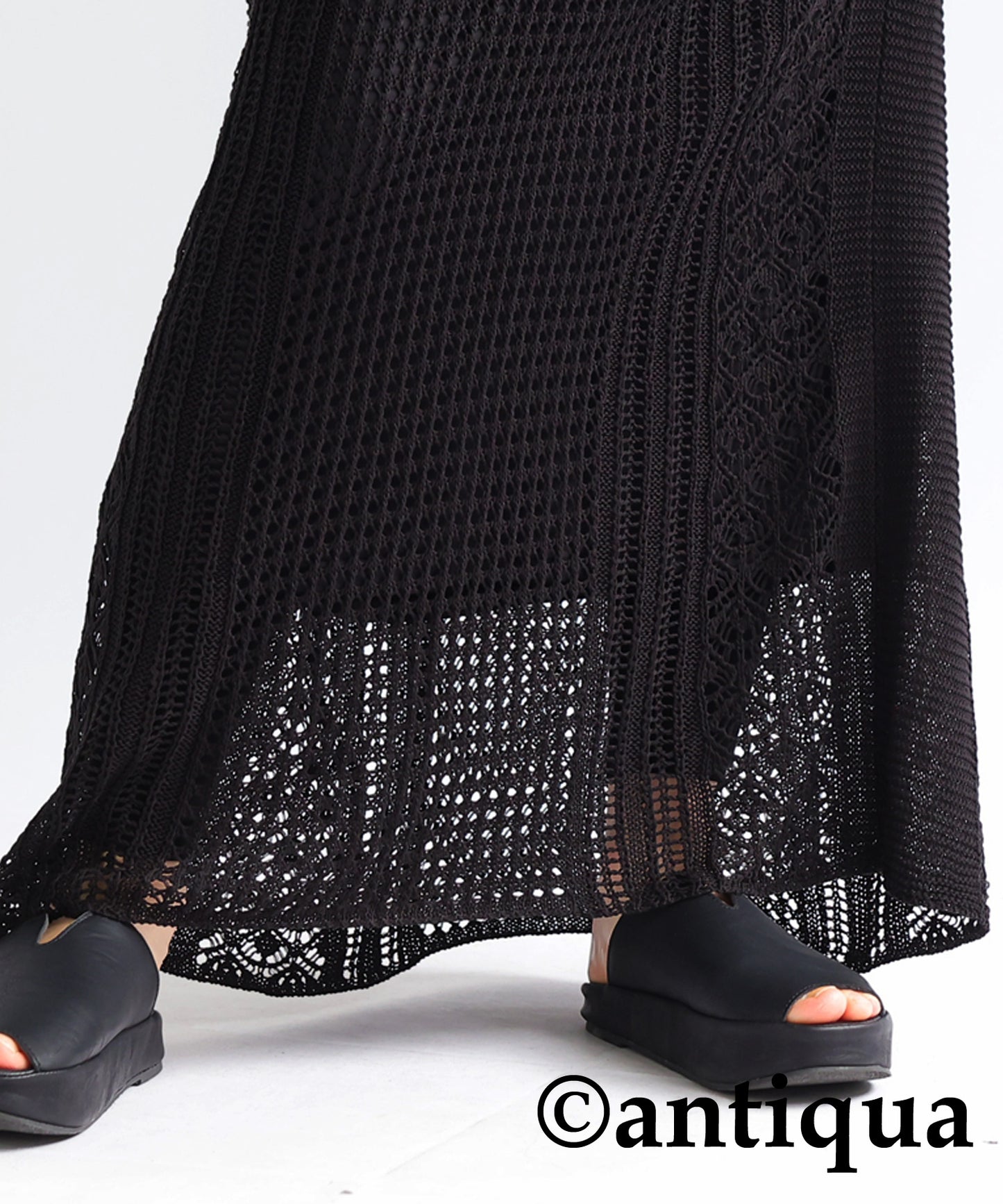 Openwork Knitting Skirt Ladies