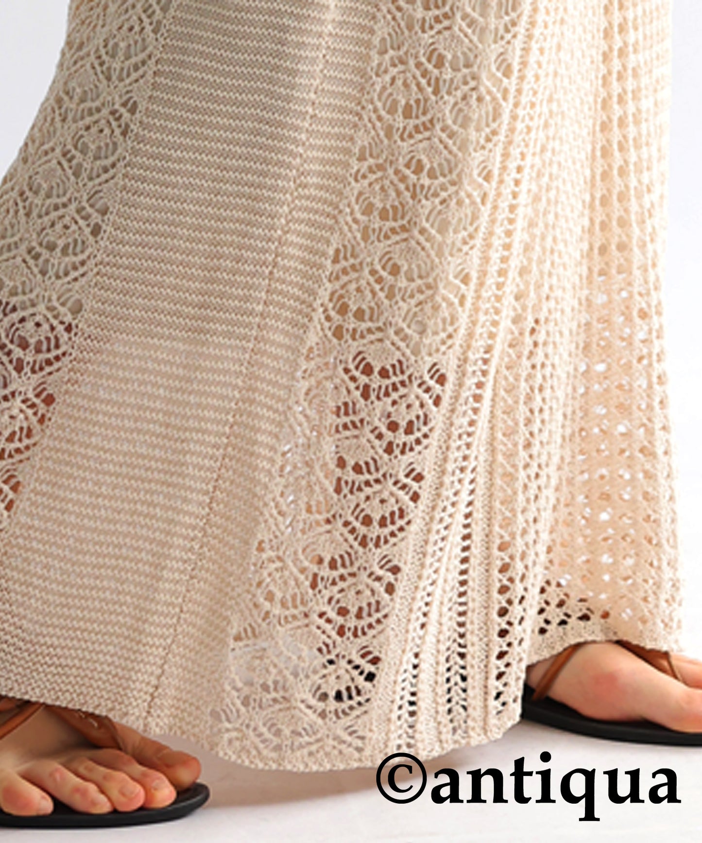 Openwork Knitting Skirt Ladies