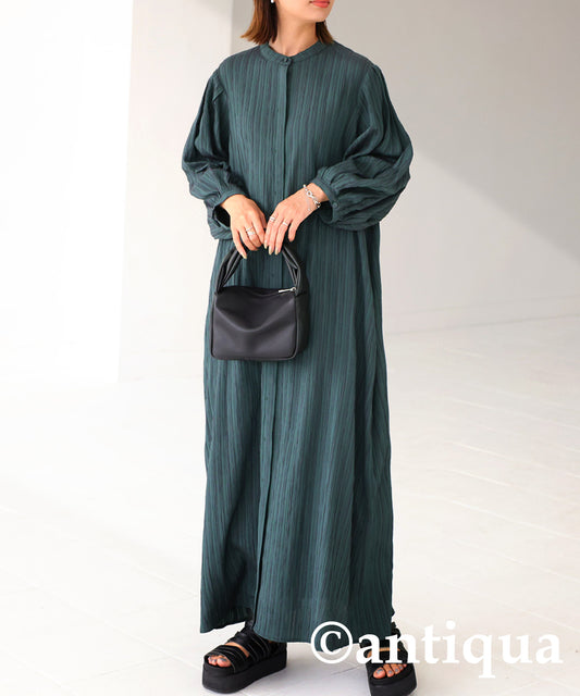 Volume sleeve dress Ladies