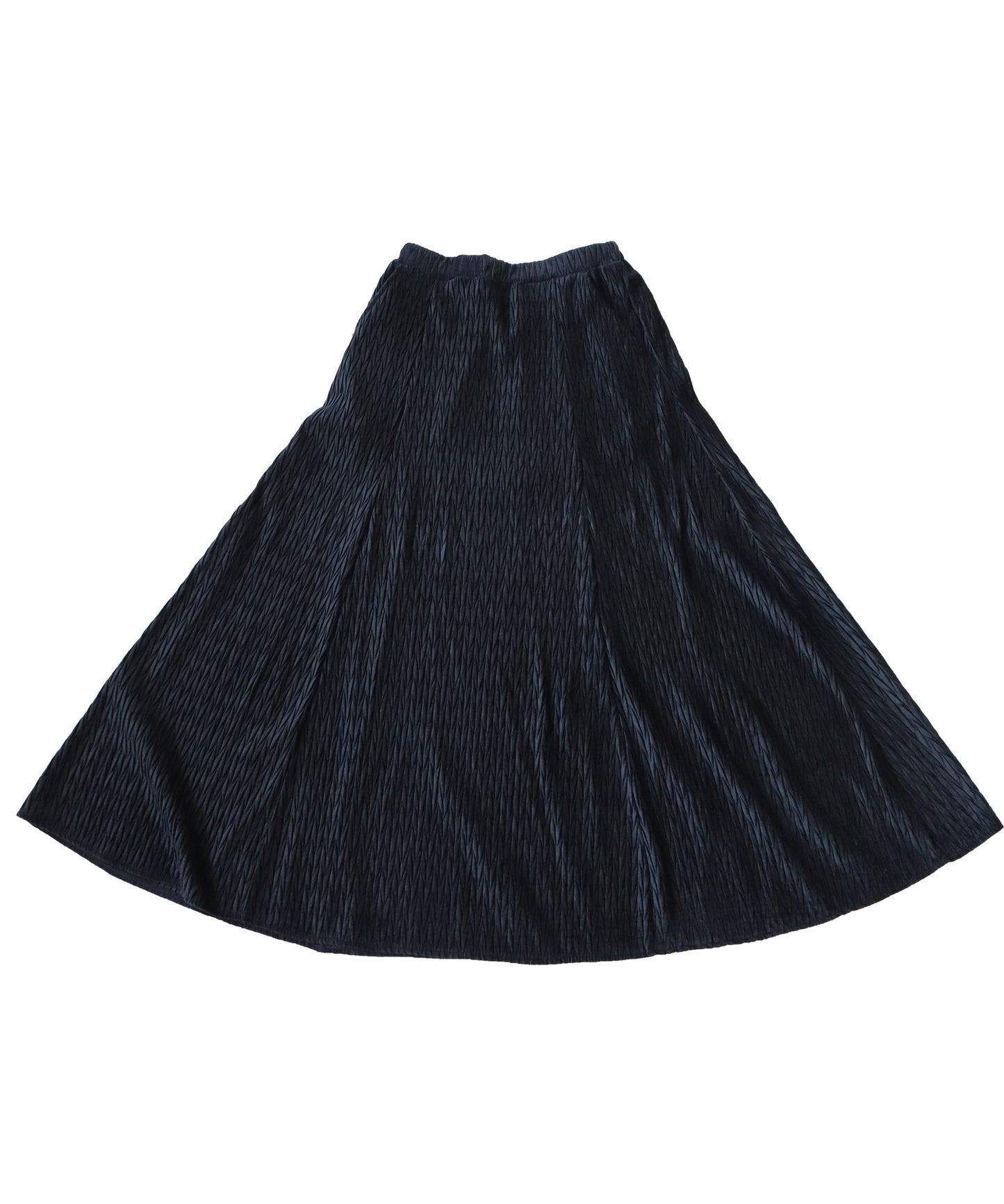 Pleated Velor A-Line Skirt Ladies