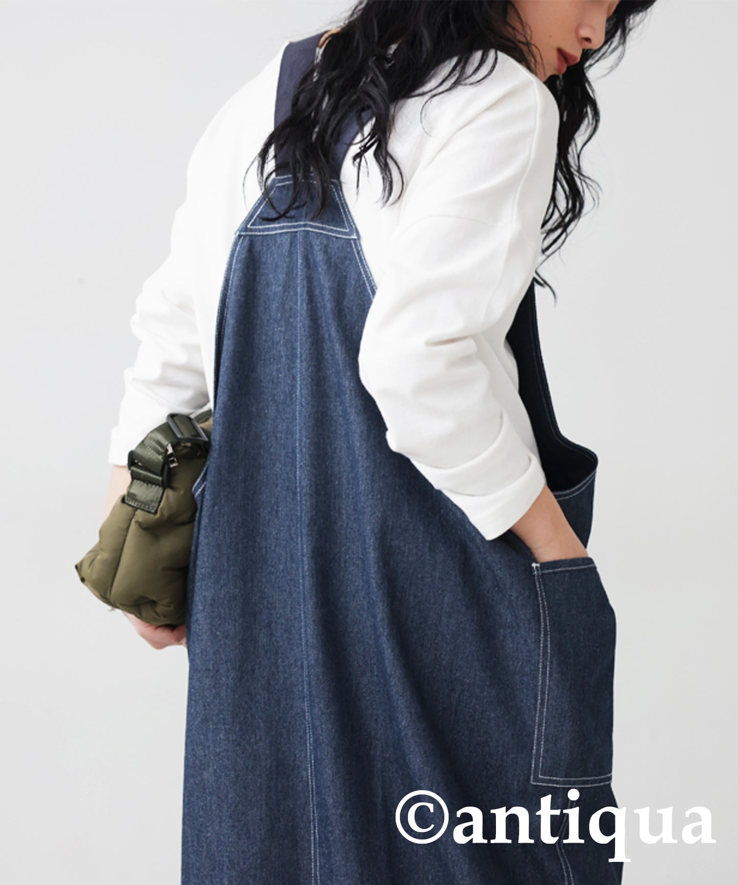 Denim Salopette skirt Ladies