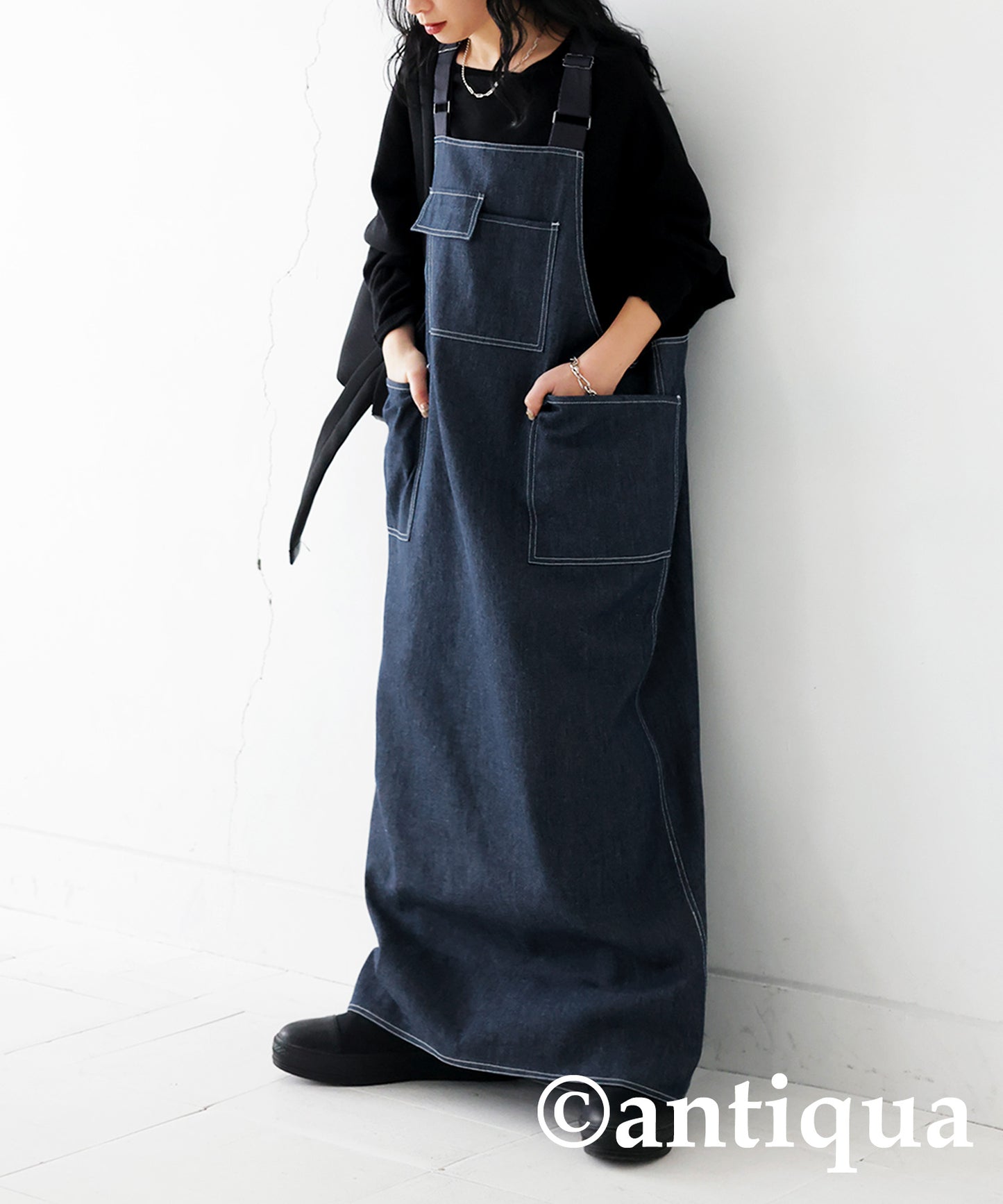 Denim Salopette skirt Ladies