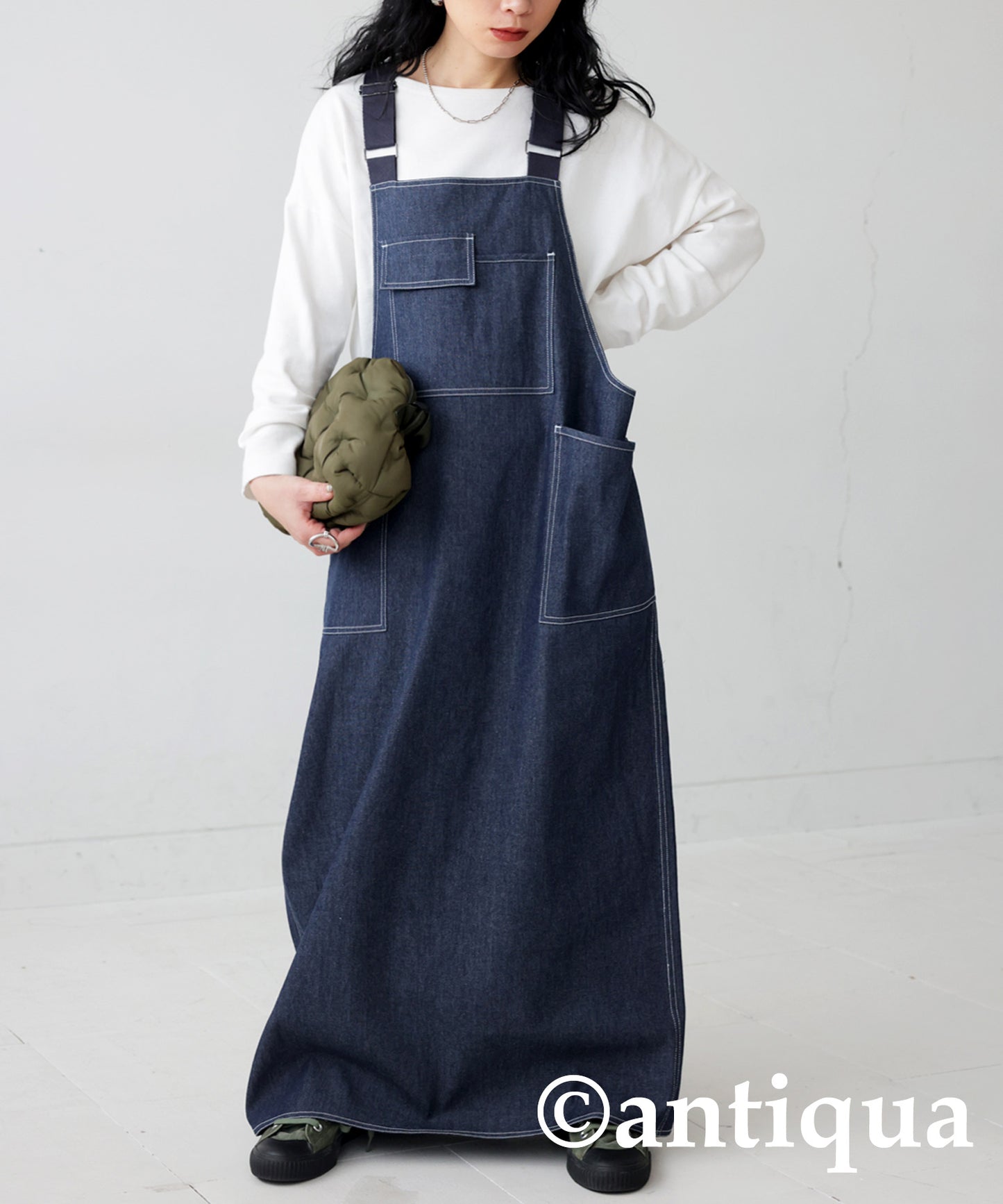 Denim Salopette skirt Ladies