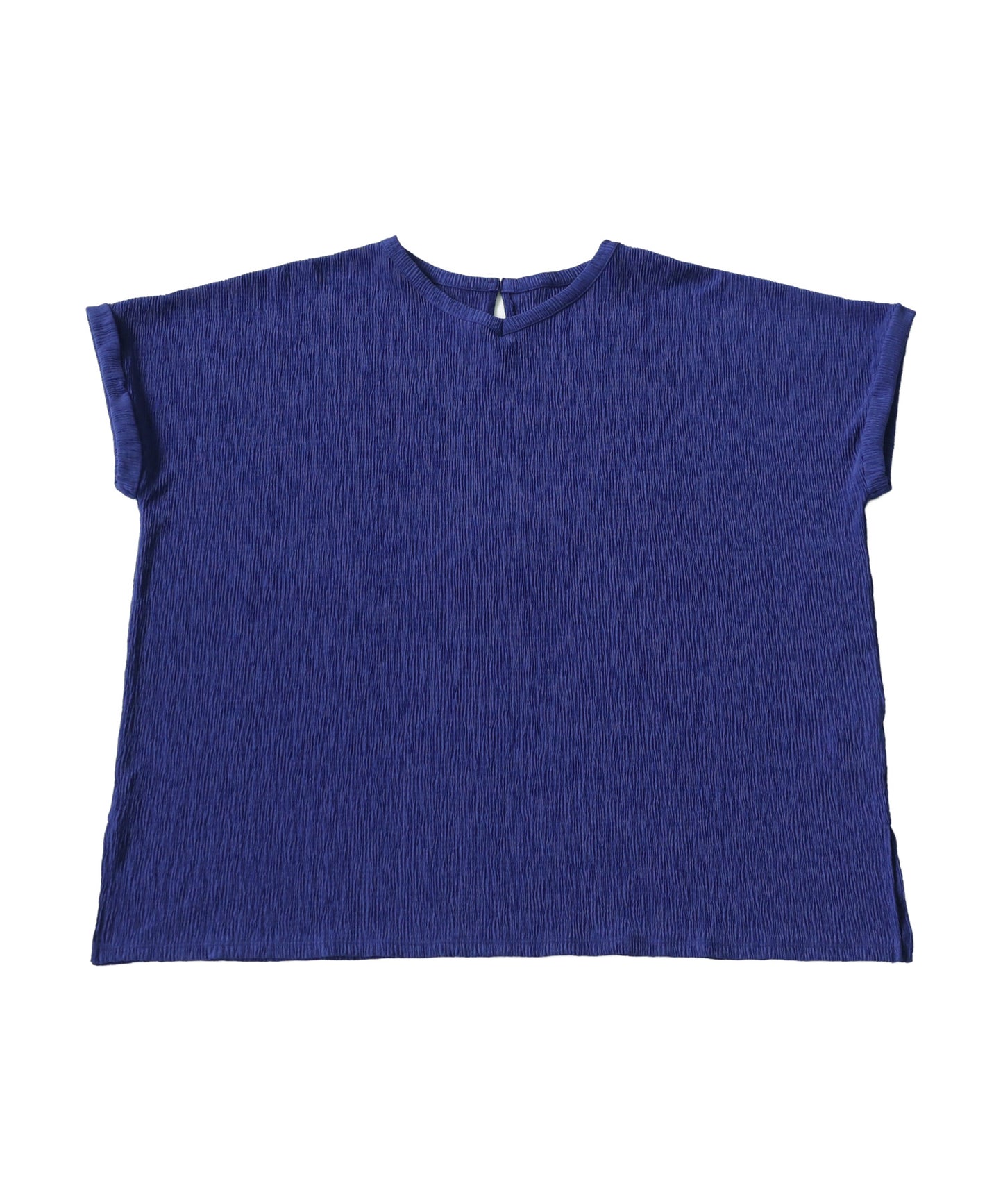 Crepe Ladies Shirt Short-Sleeve plain