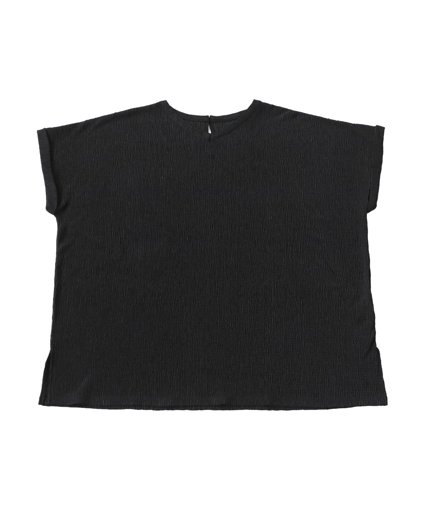 Crepe Ladies Shirt Short-Sleeve plain