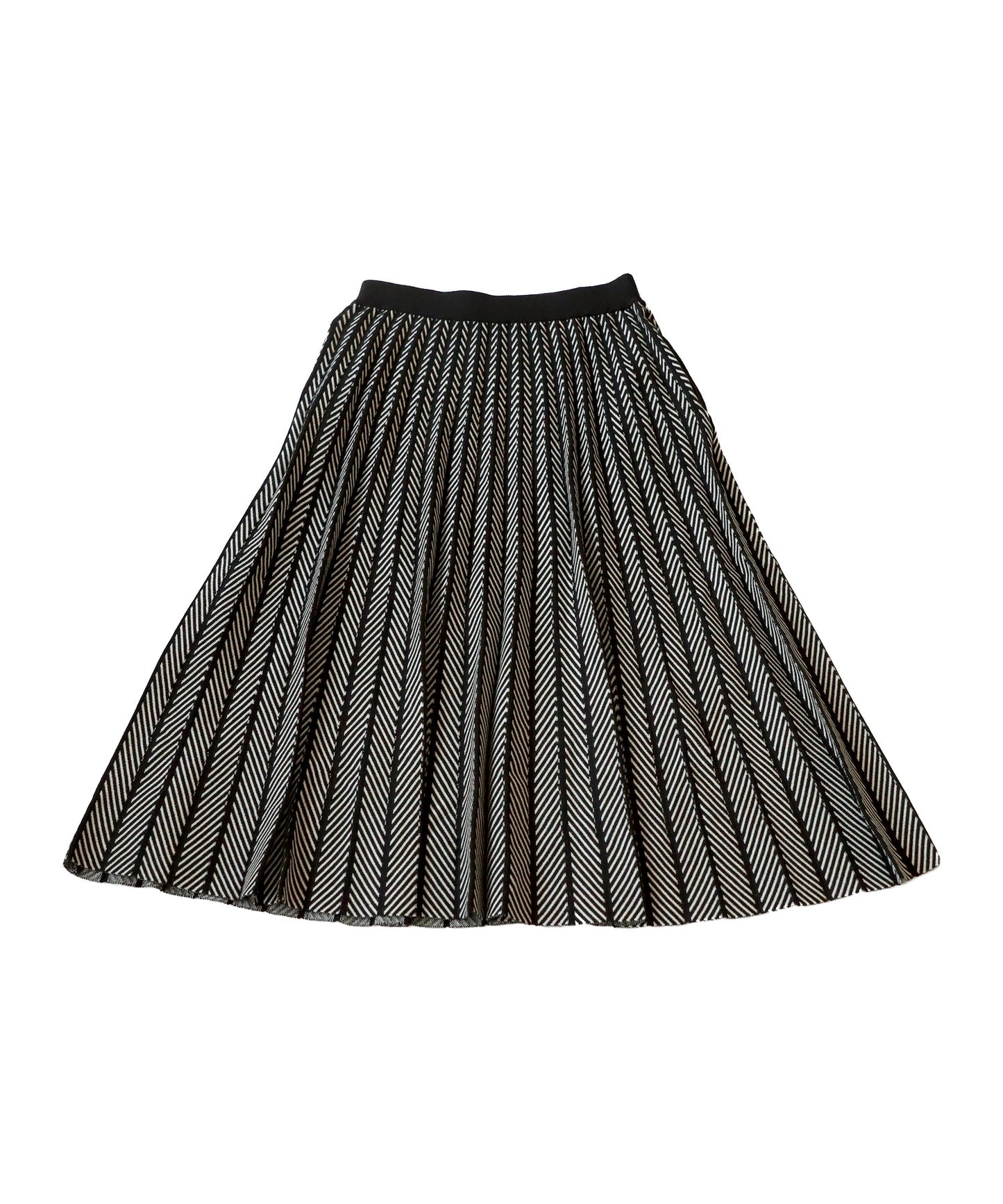 Jacquard weaving pleated skirt Ladies