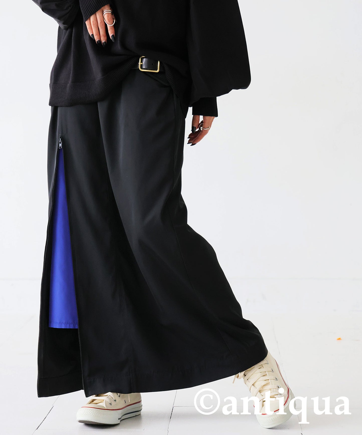 MA-1 Front Zip Skirt Ladies