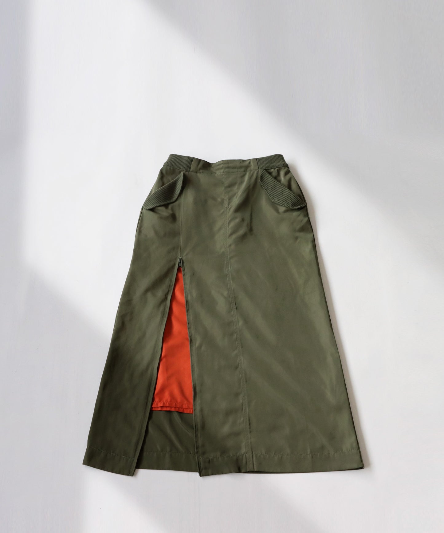 MA-1 Front Zip Skirt Ladies