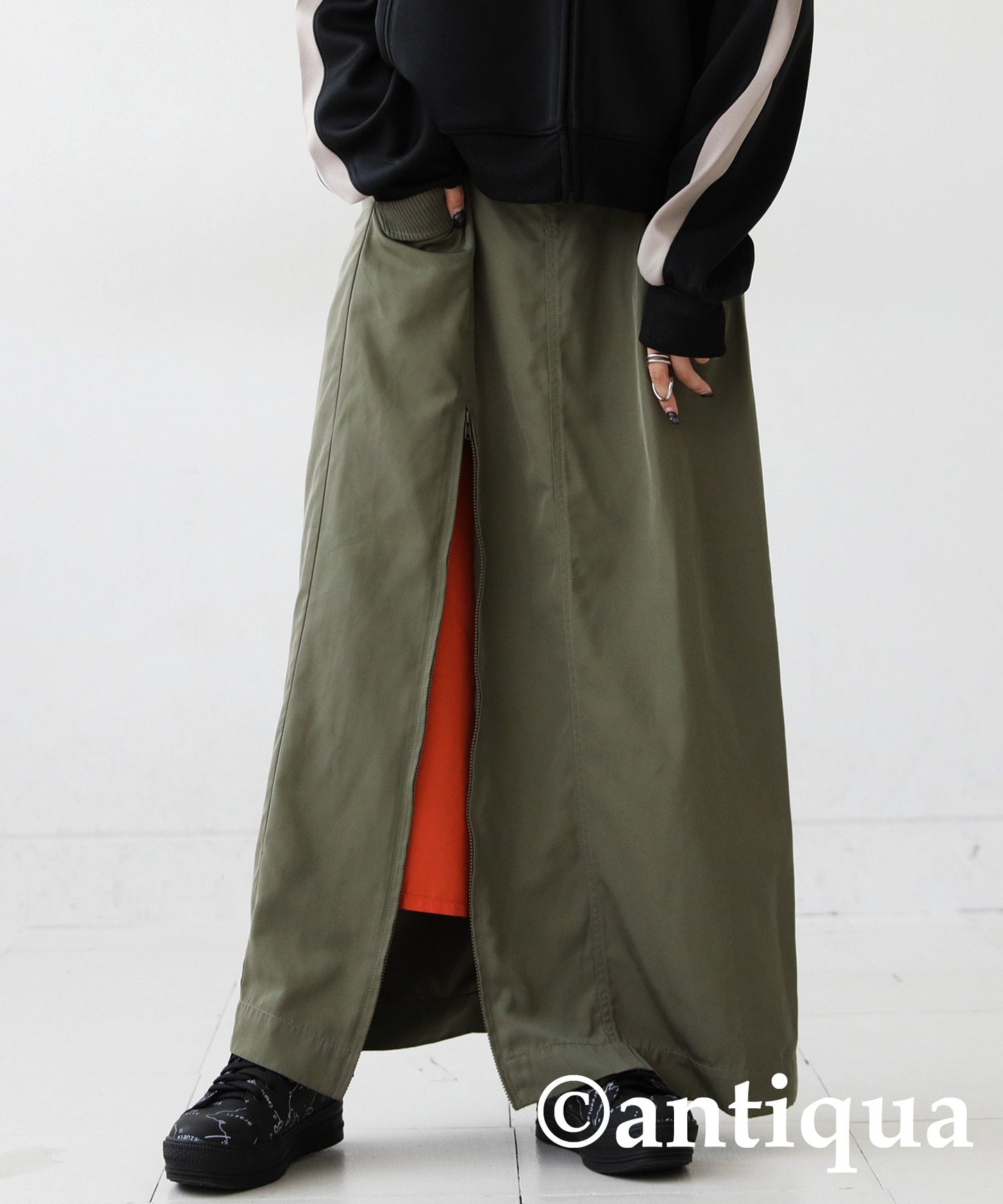 MA-1 Front Zip Skirt Ladies