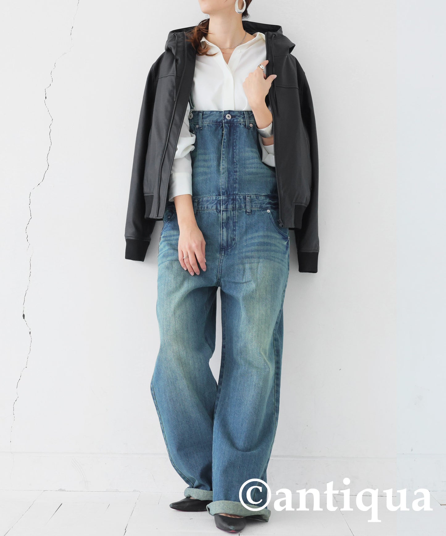 100%Cotton Denim Salopette Ladies