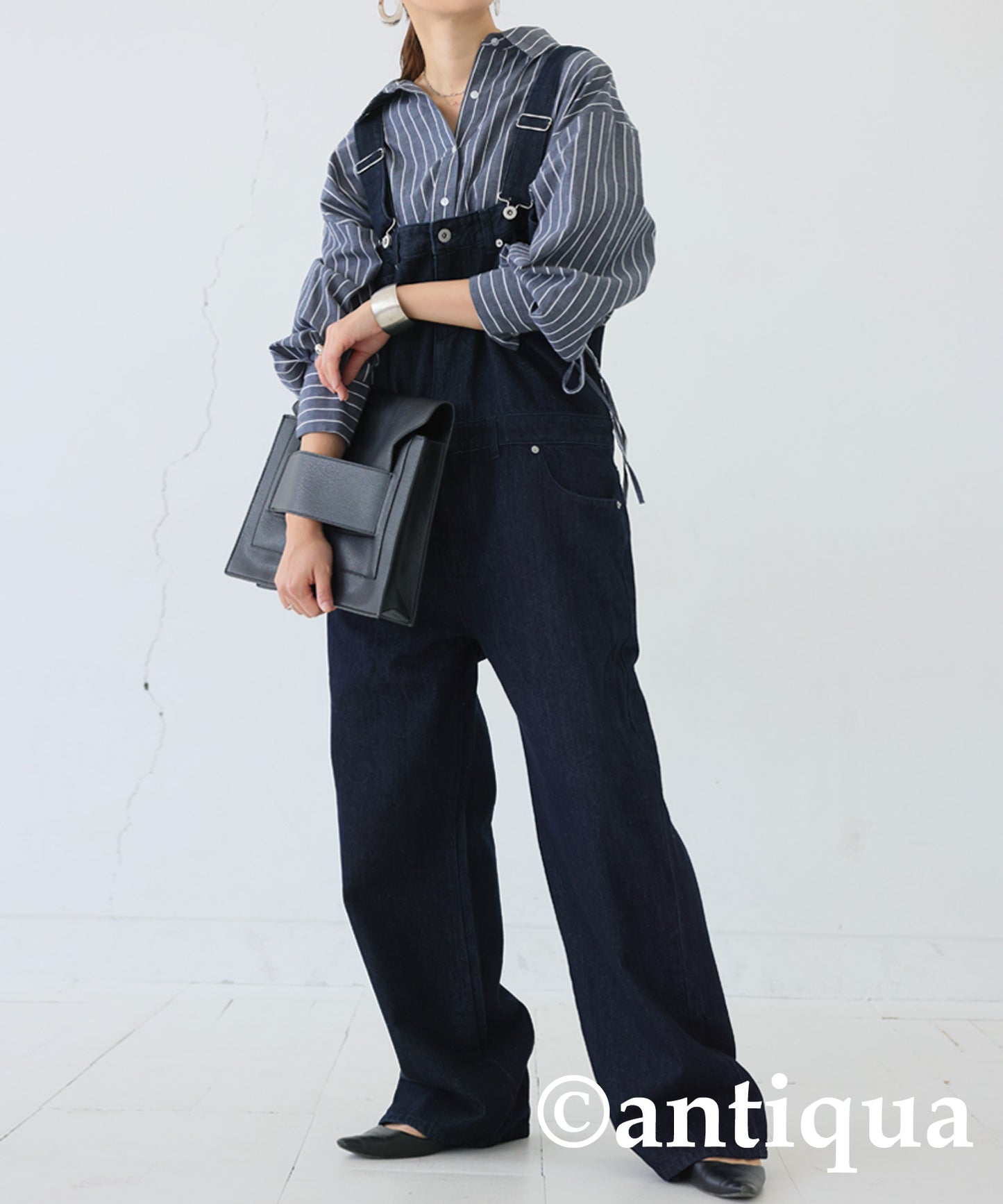 100%Cotton Denim Salopette Ladies