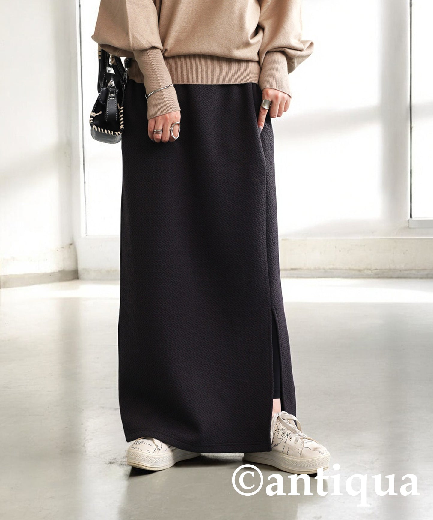 Puffy Jacquard Skirt Ladies