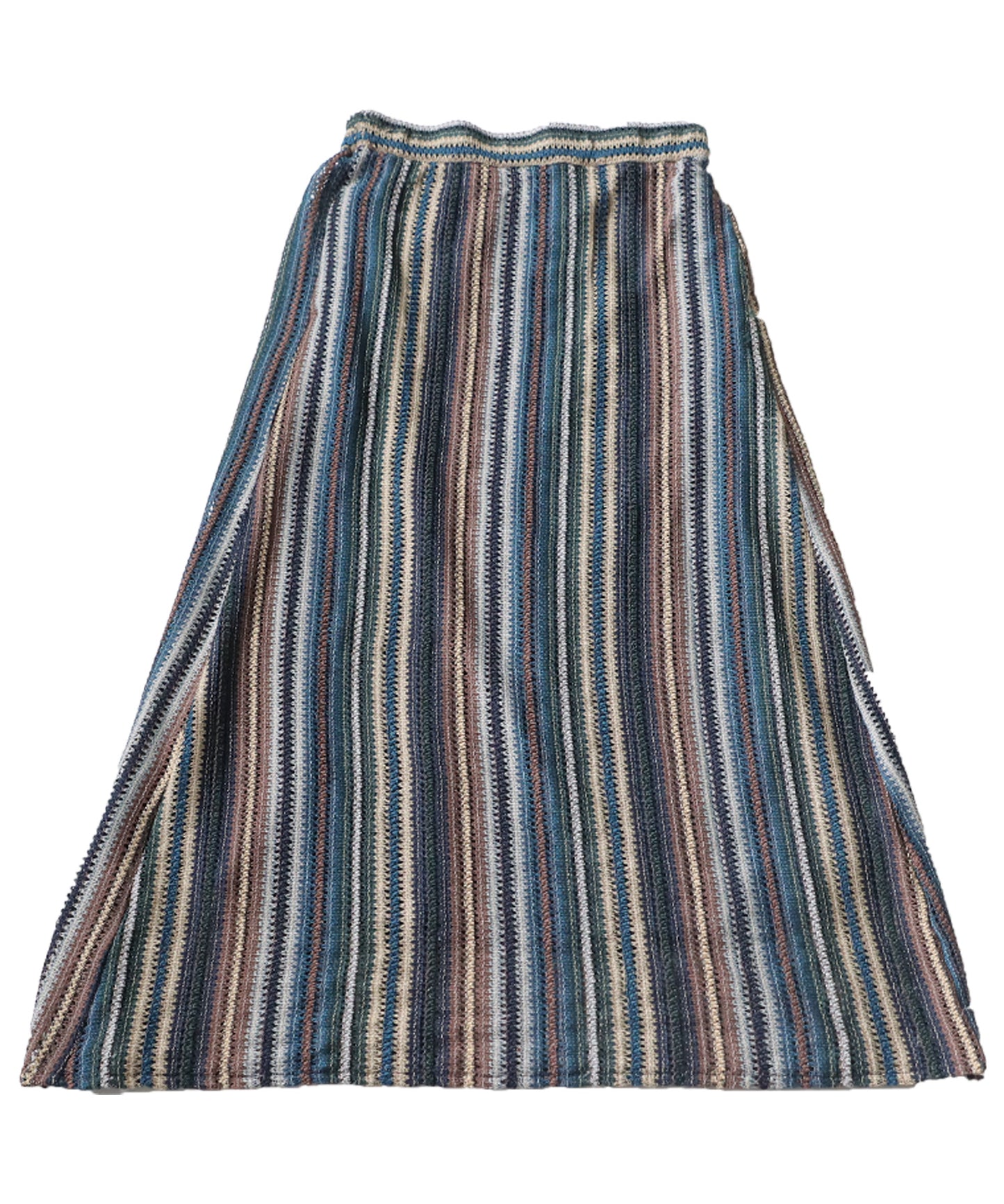 Striped Knit Skirt Ladies