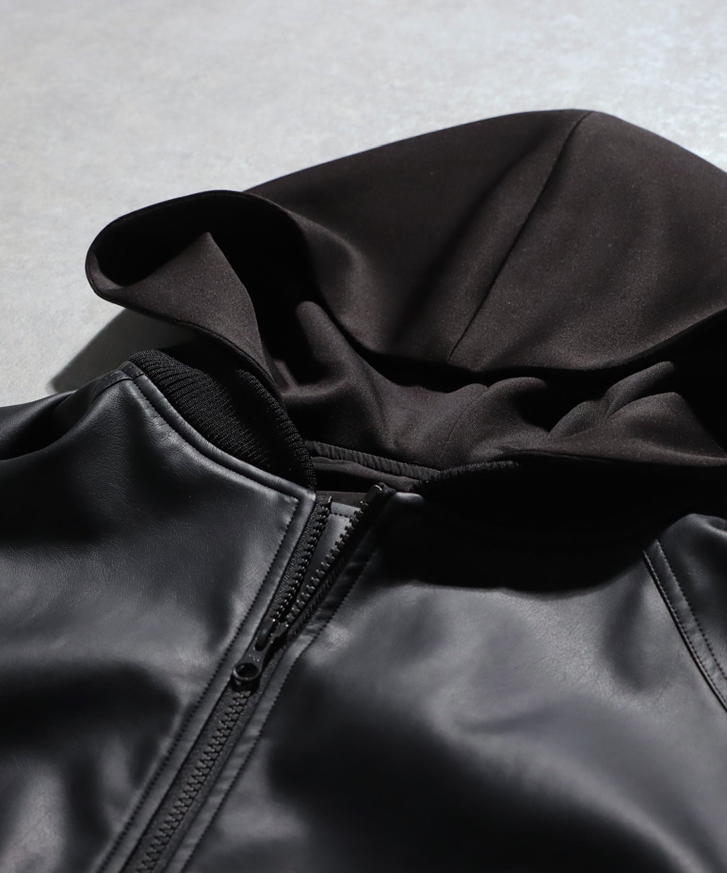 Vegan Leather Blouson Men's