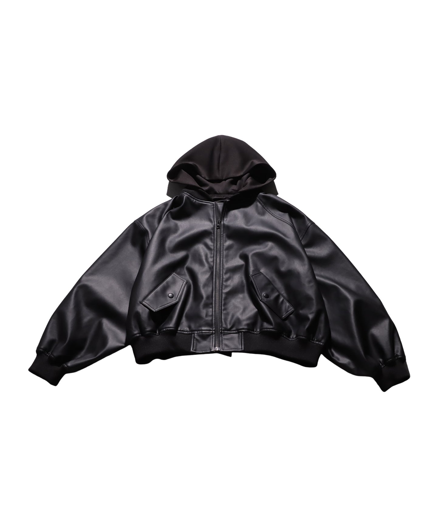 Vegan Leather Blouson Ladies