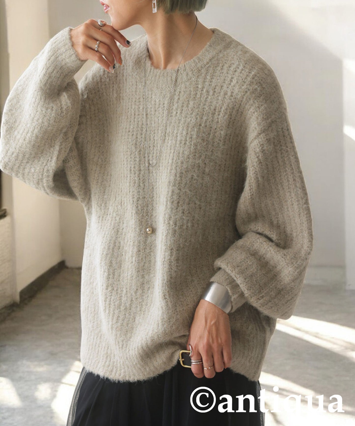Mohair Style Knit Ladies