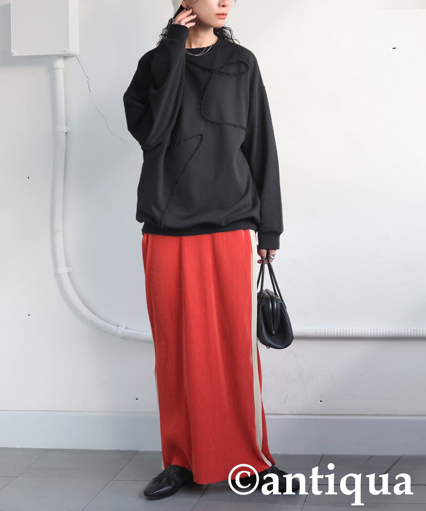 Raw Edge Design Sweatshirts Ladies