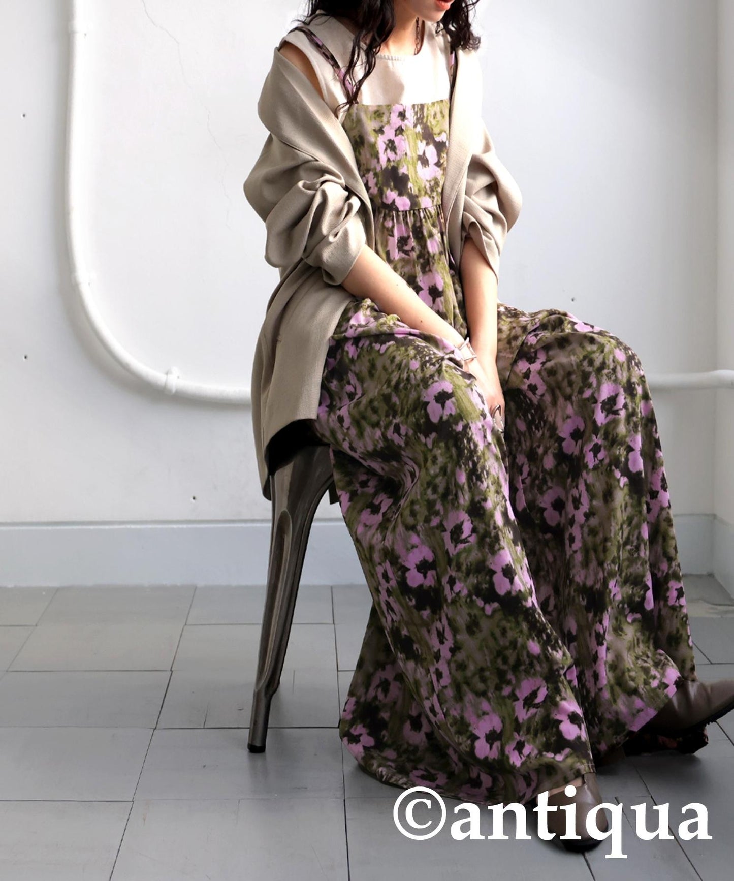 Ladies Floral Cami Salopette