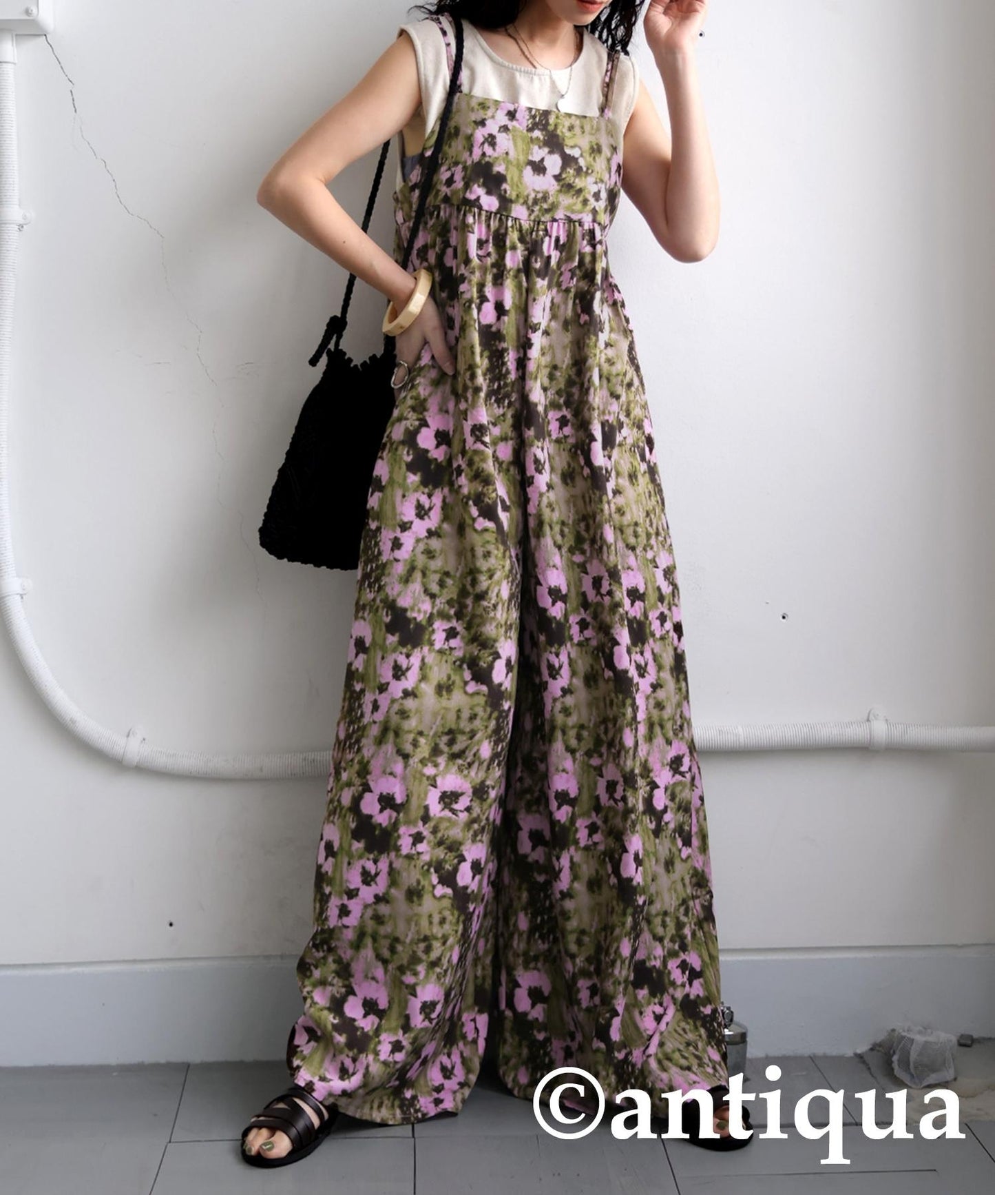 Ladies Floral Cami Salopette