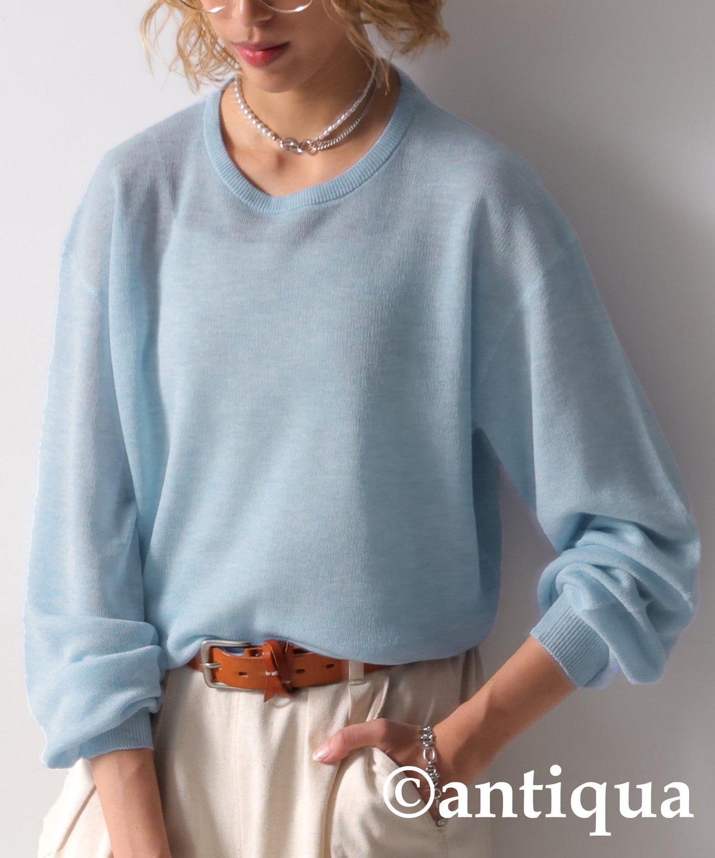 Glitter Sheer Knit Ladies