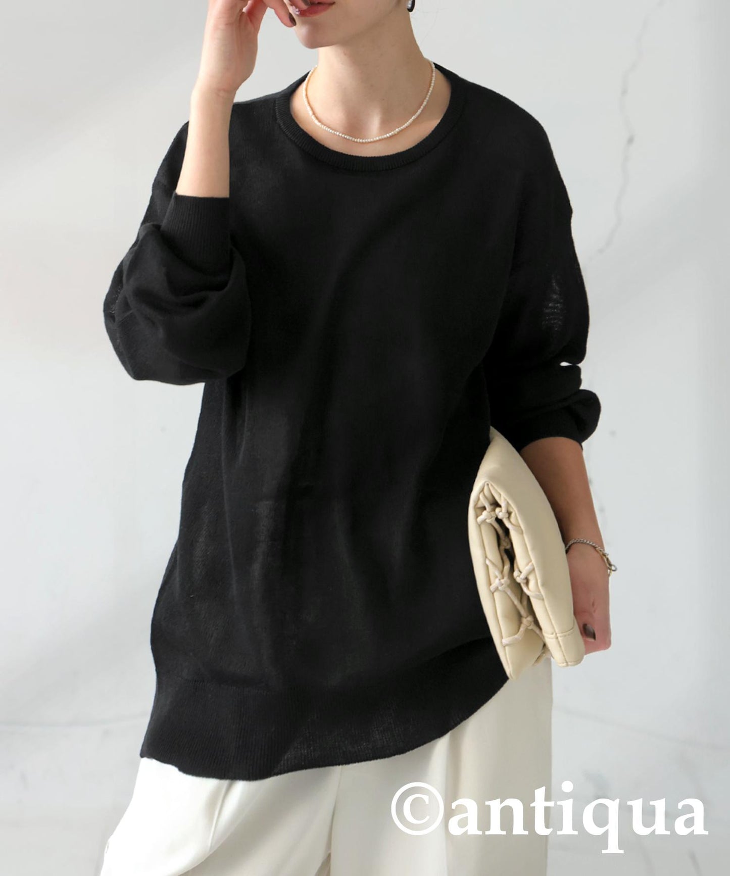 Glitter Sheer Knit Ladies