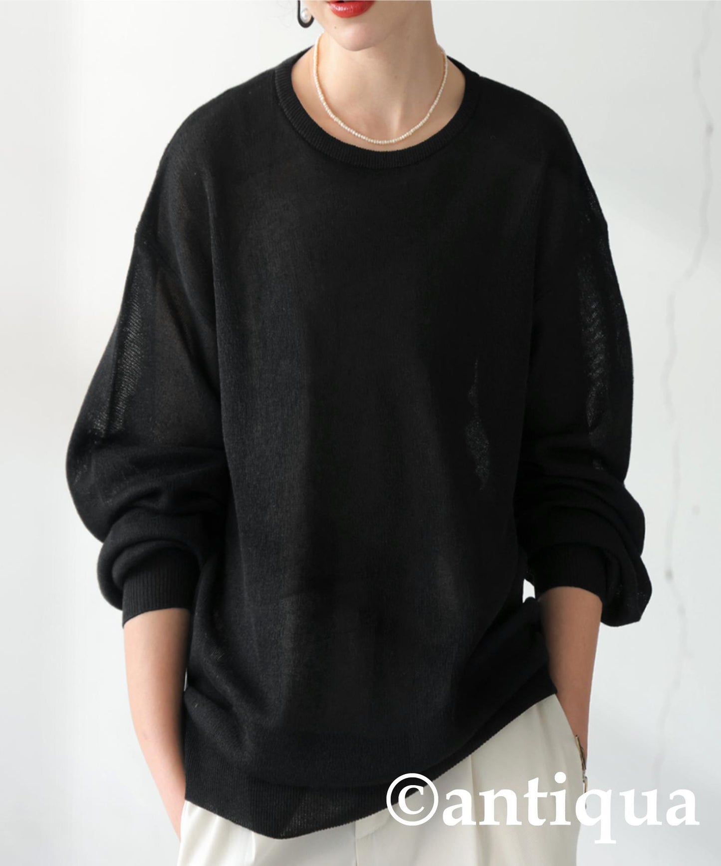 Glitter Sheer Knit Ladies