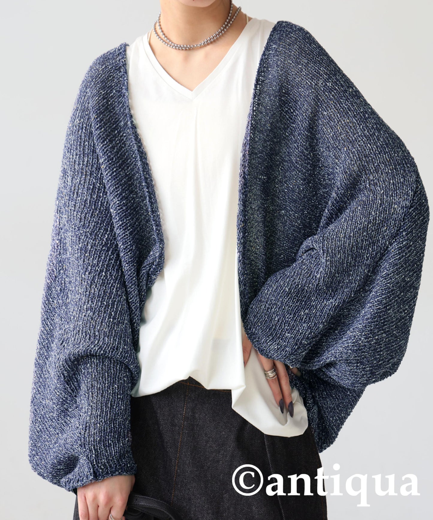 Ladies Slub Knit Bolero