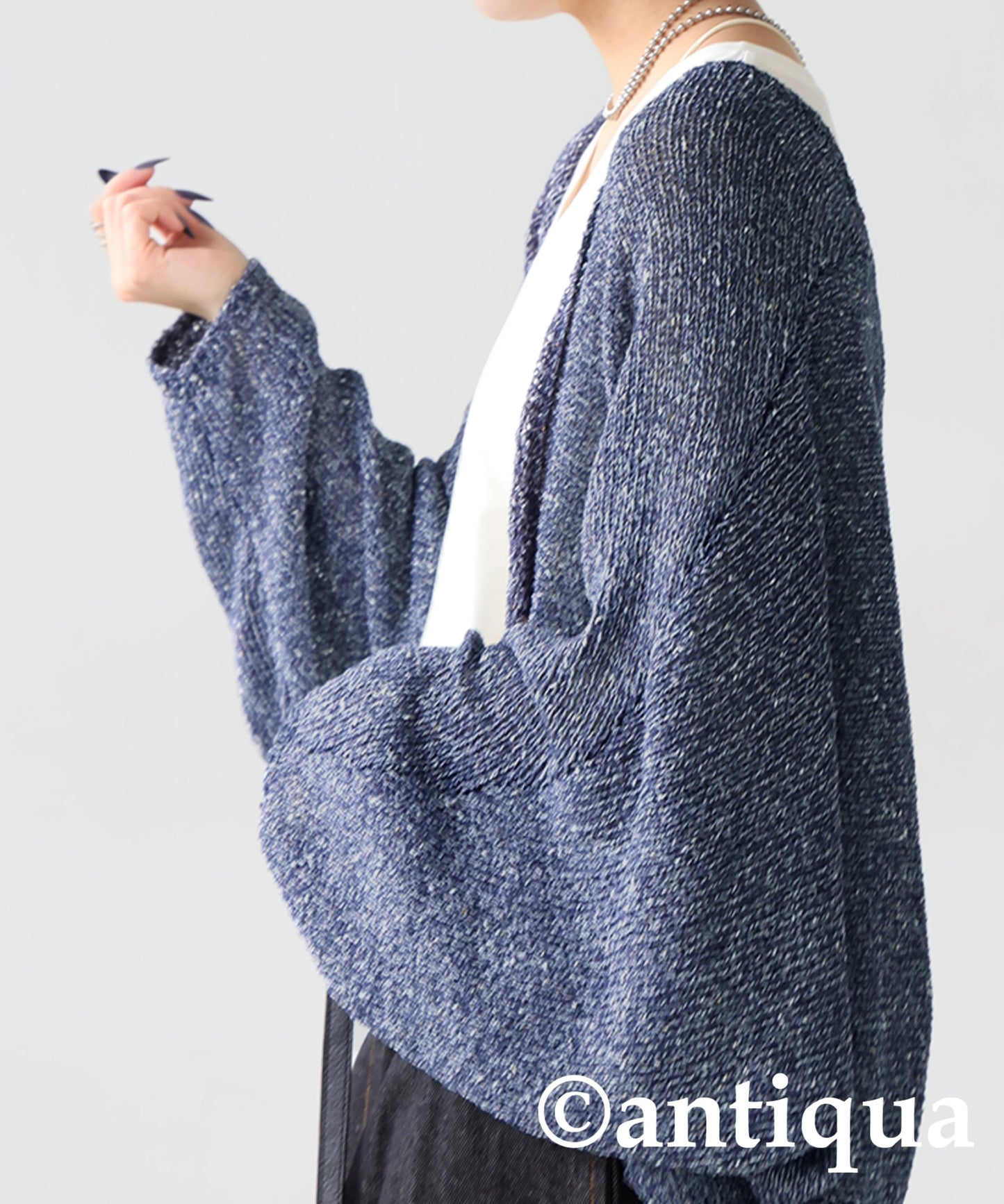 Ladies Slub Knit Bolero