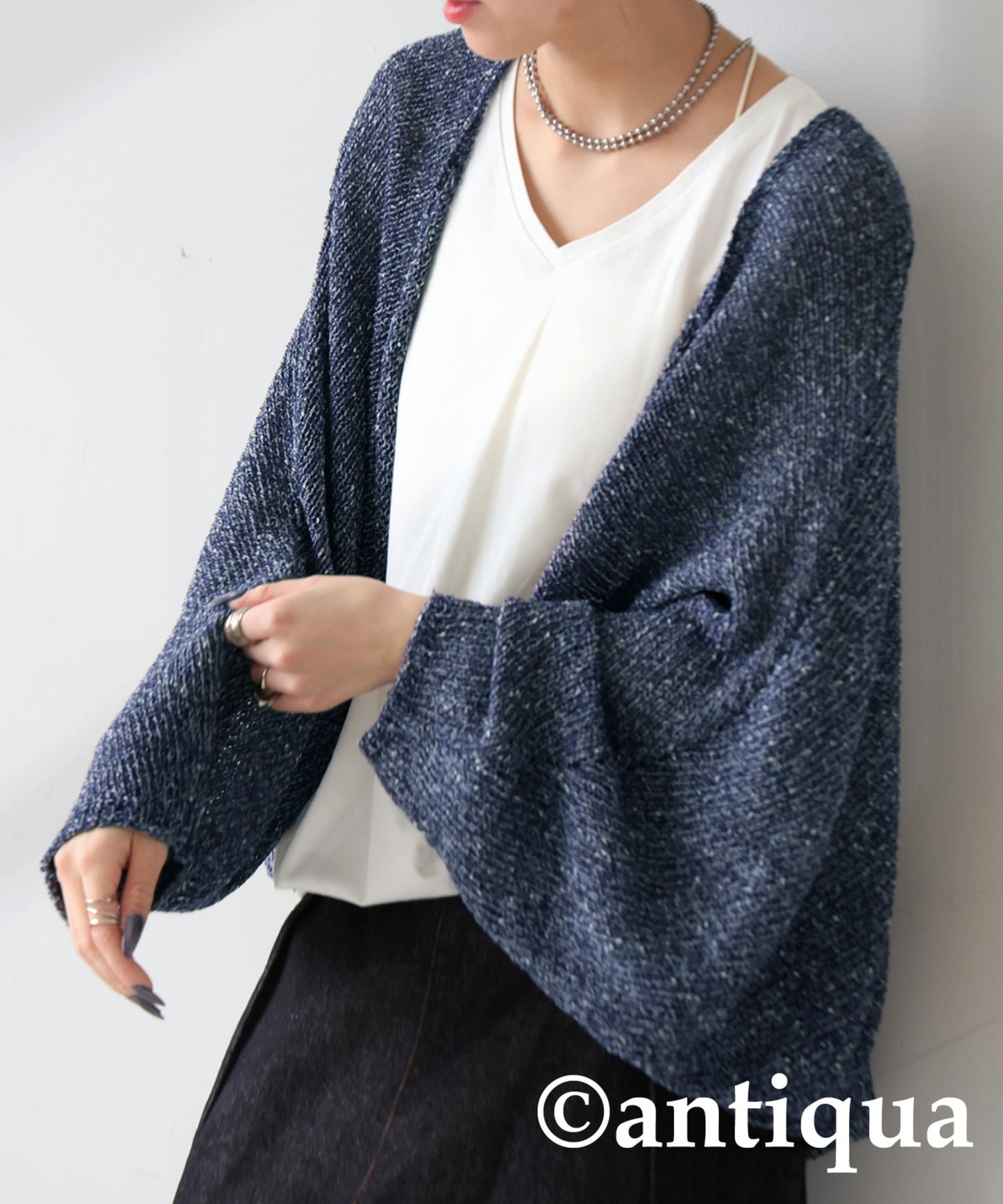 Ladies Slub Knit Bolero