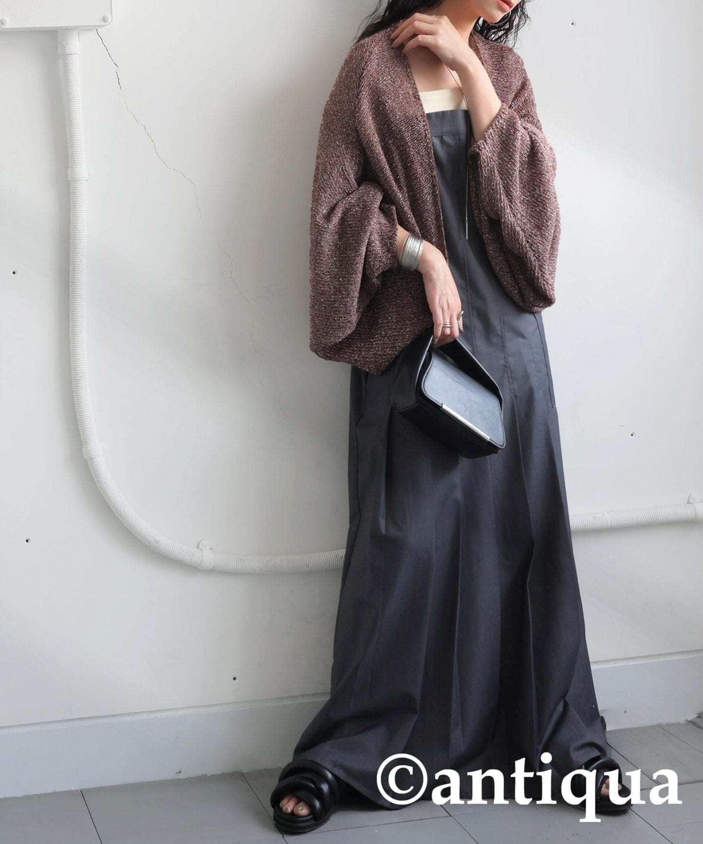 Ladies Slub Knit Bolero