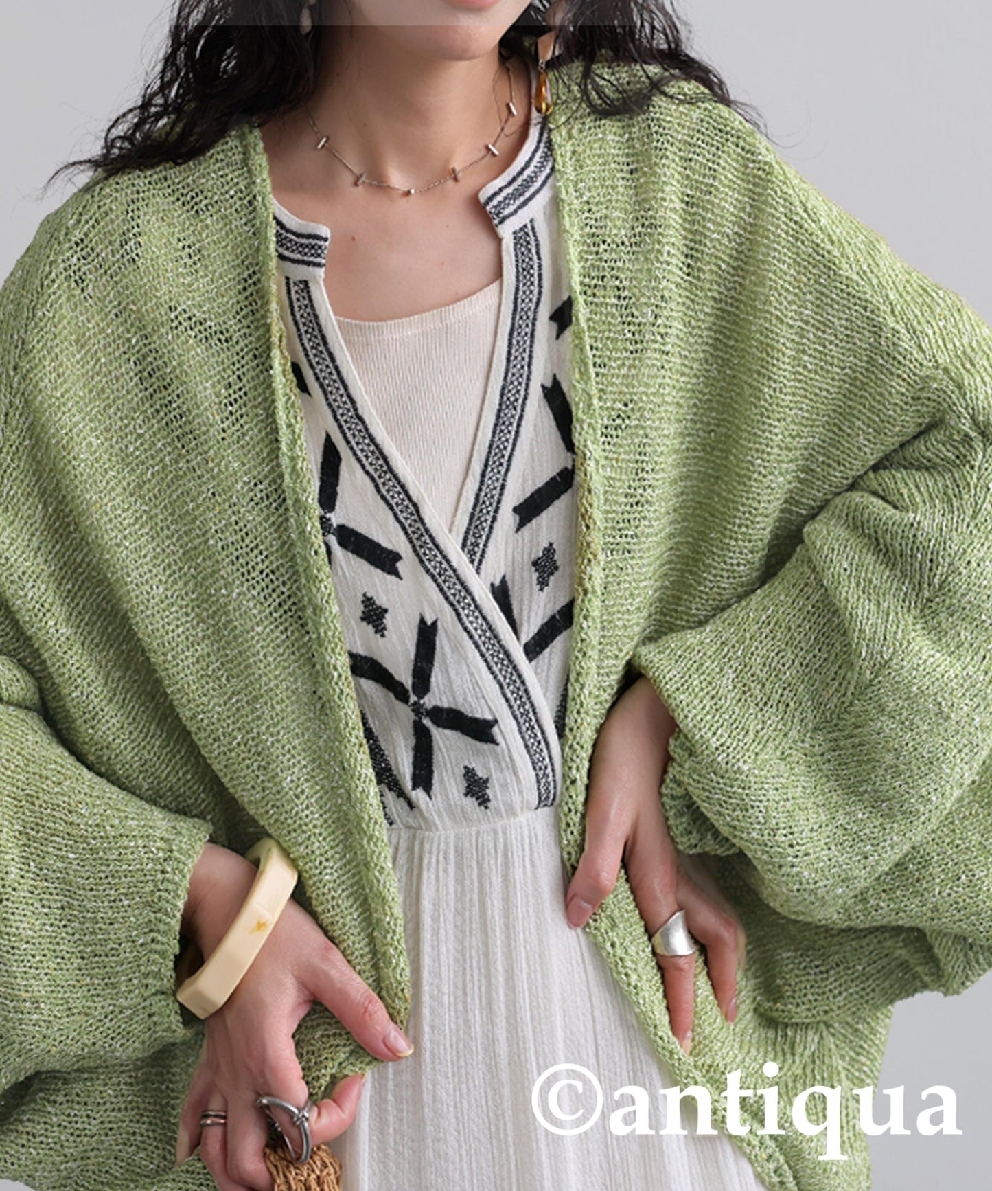 Ladies Slub Knit Bolero