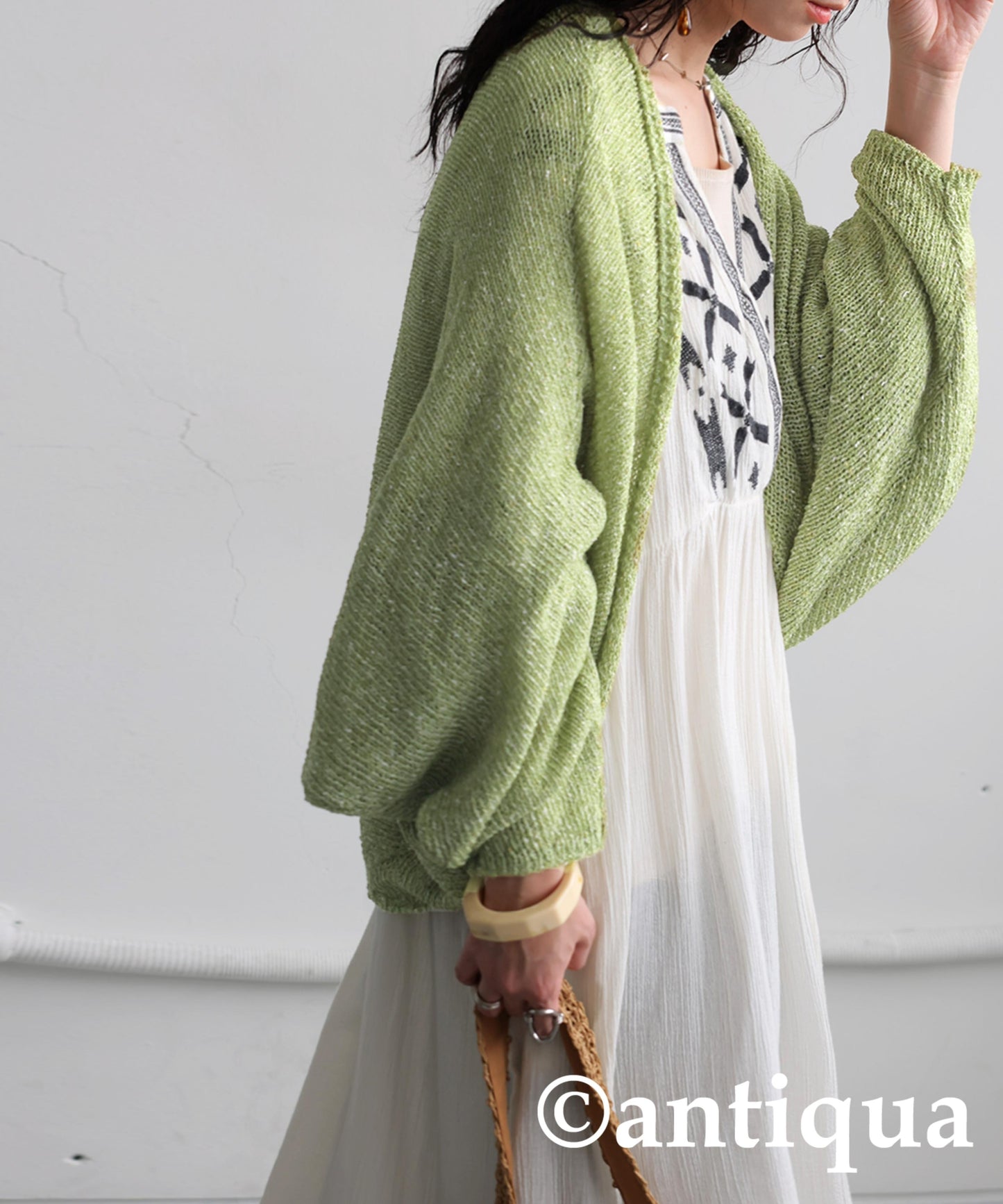 Ladies Slub Knit Bolero