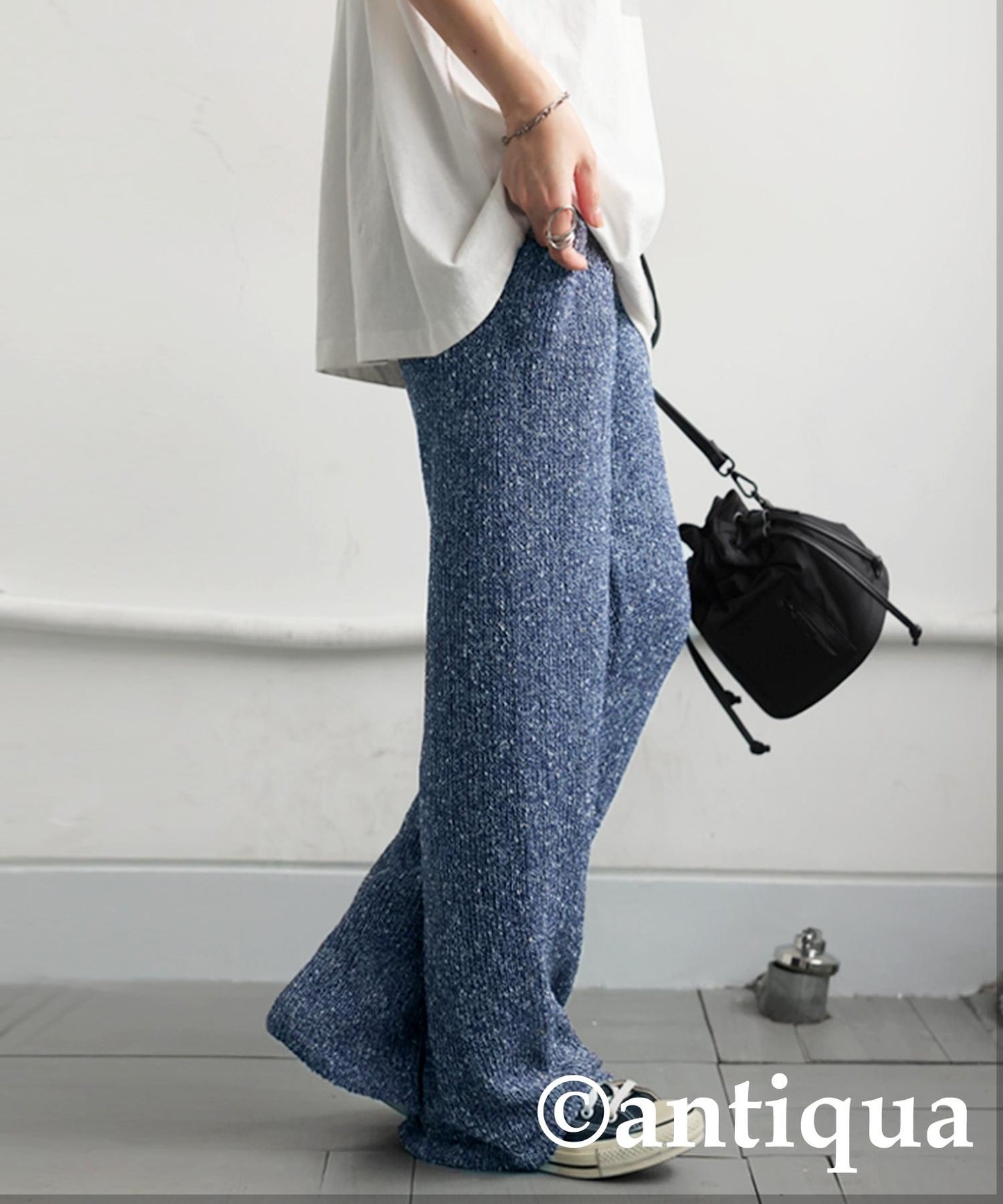 Ladies Slub Knit Pants
