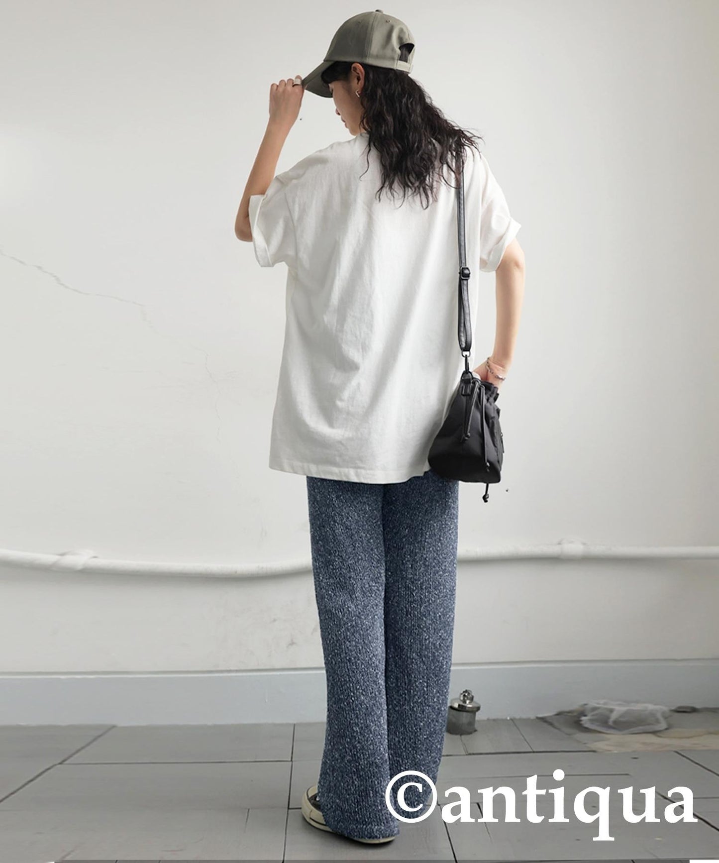 Ladies Slub Knit Pants