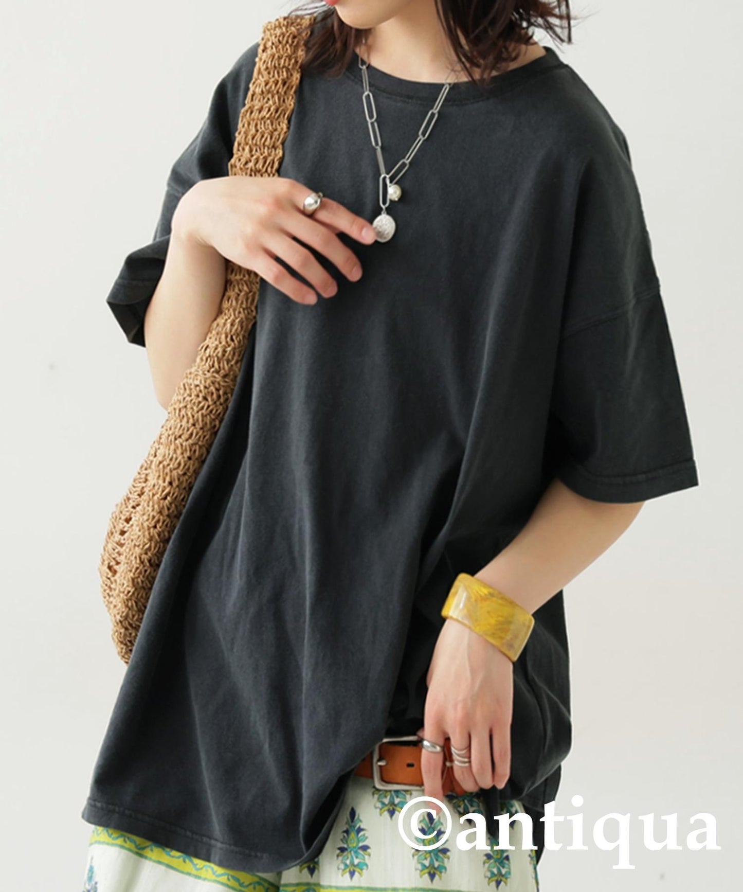 Ladies Acid Wash T-Shirt