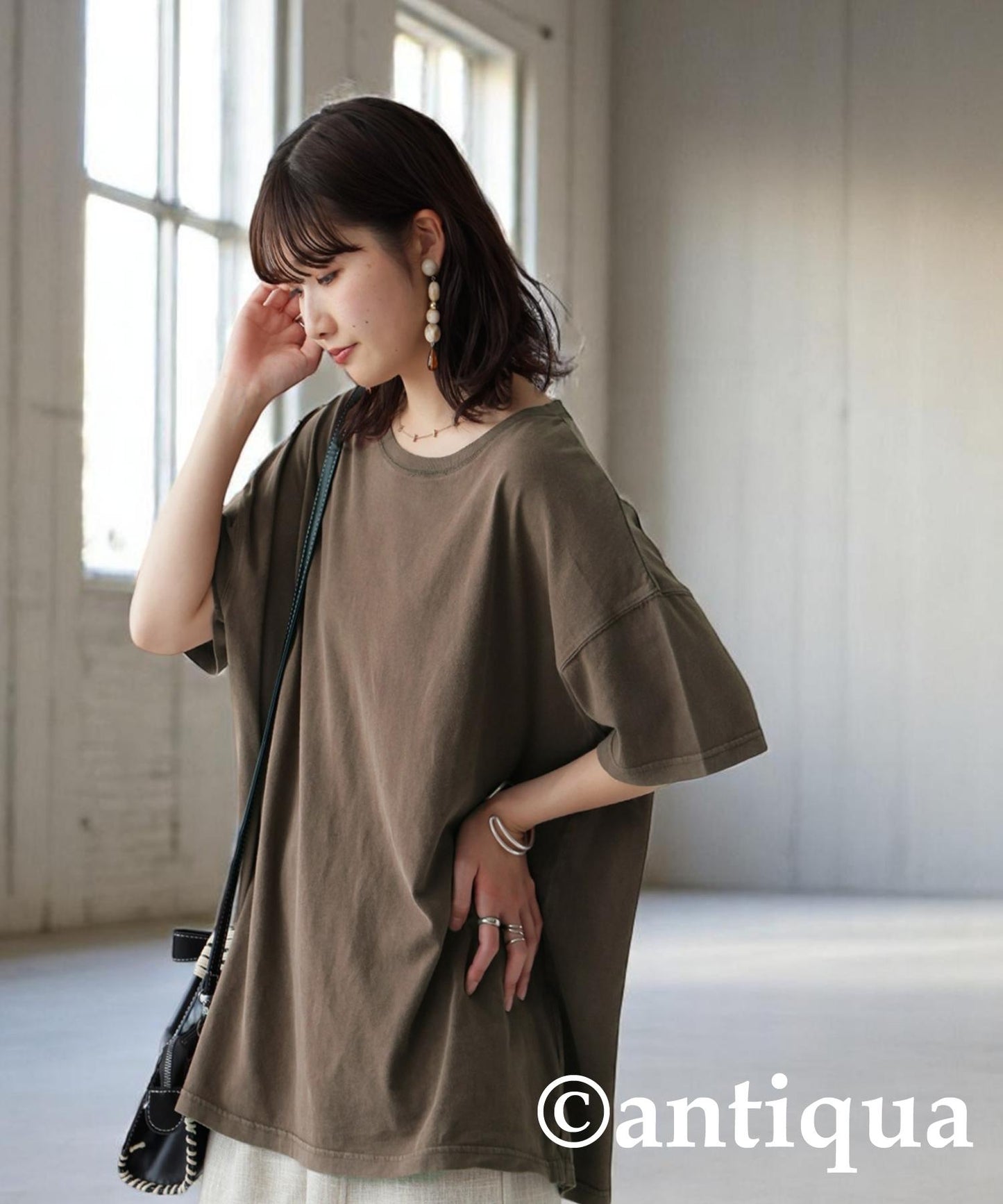 Ladies Acid Wash T-Shirt