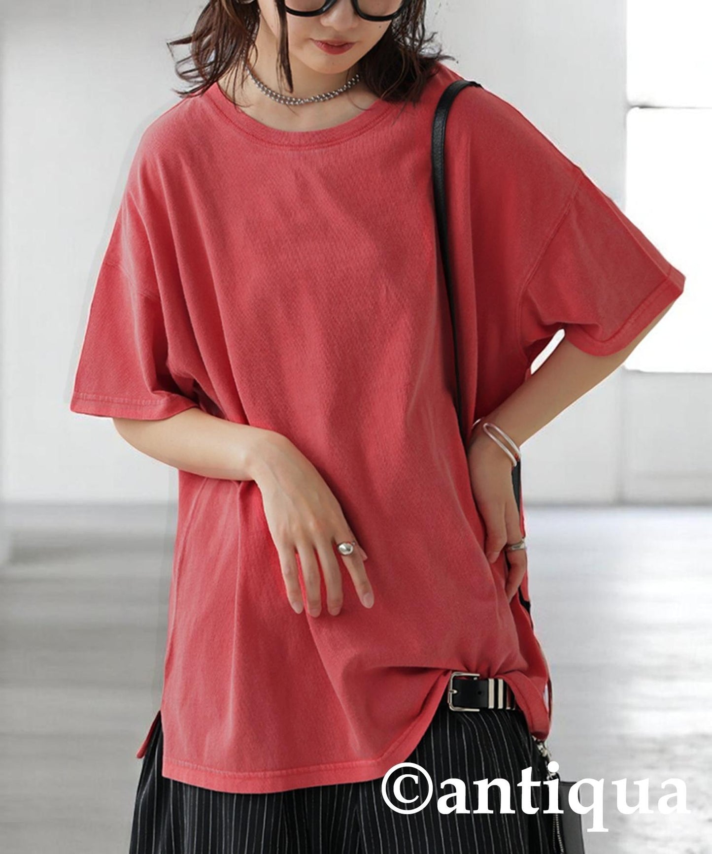 Ladies Acid Wash T-Shirt