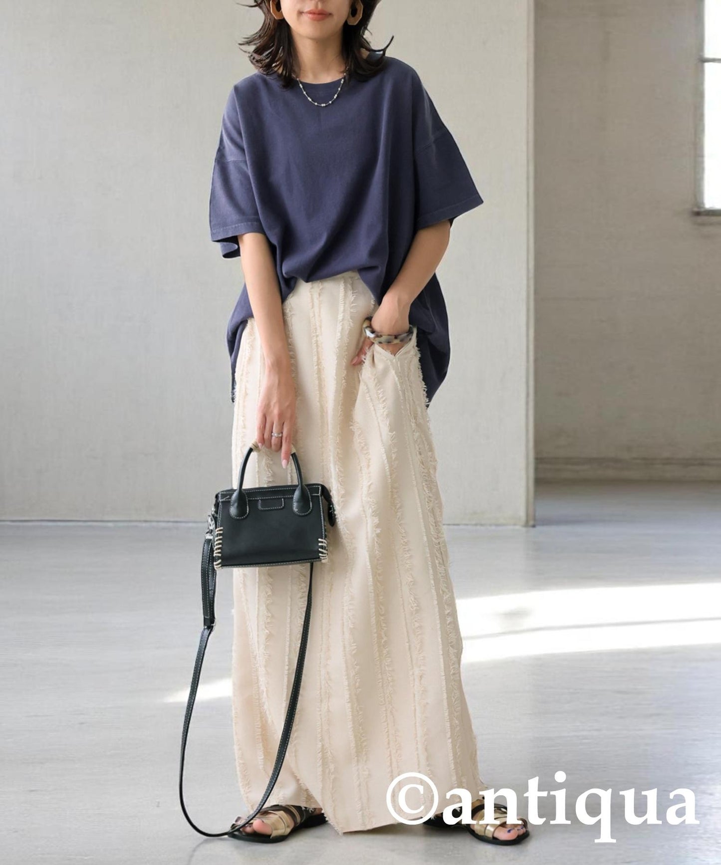 Ladies Acid Wash T-Shirt