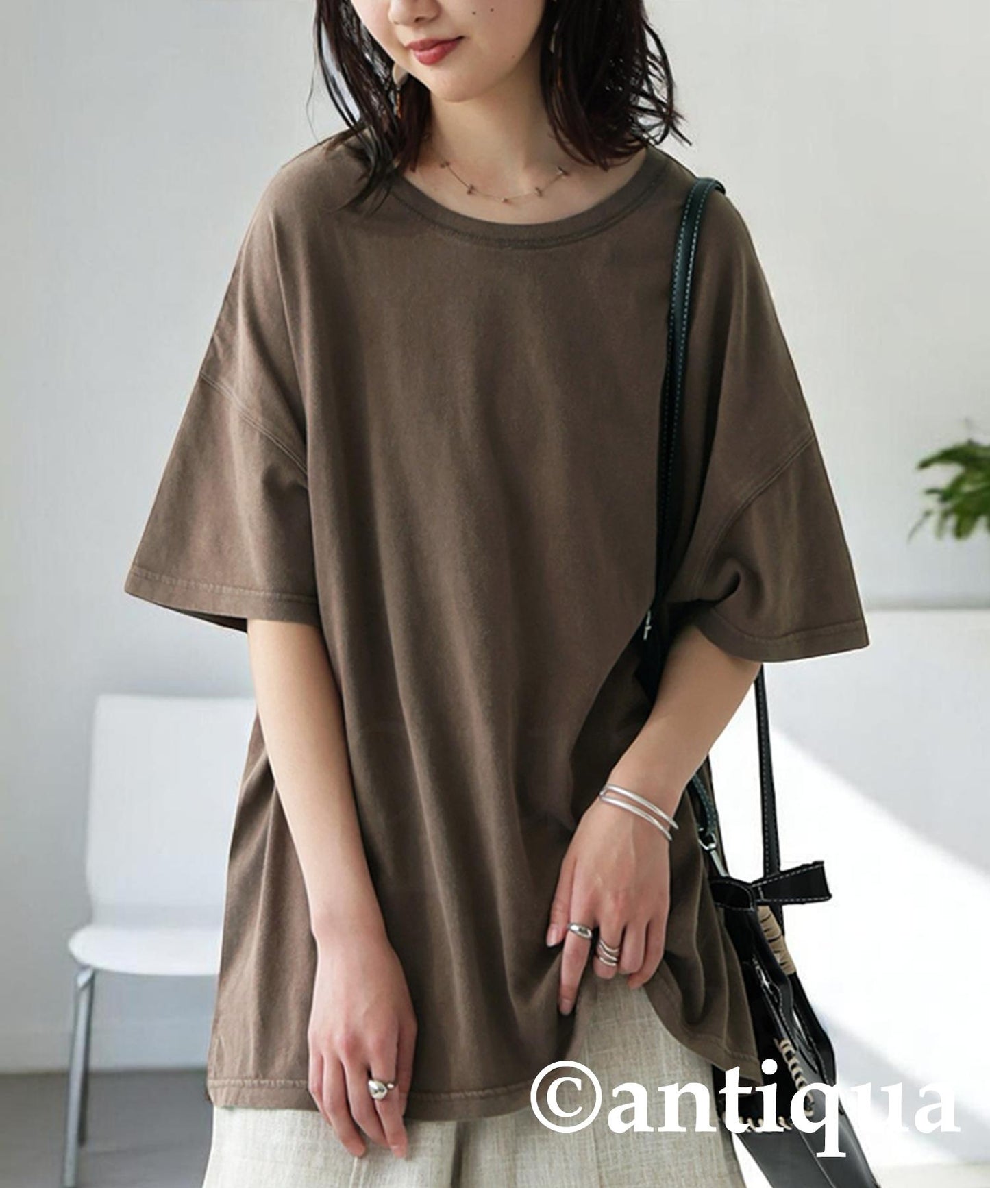 Ladies Acid Wash T-Shirt