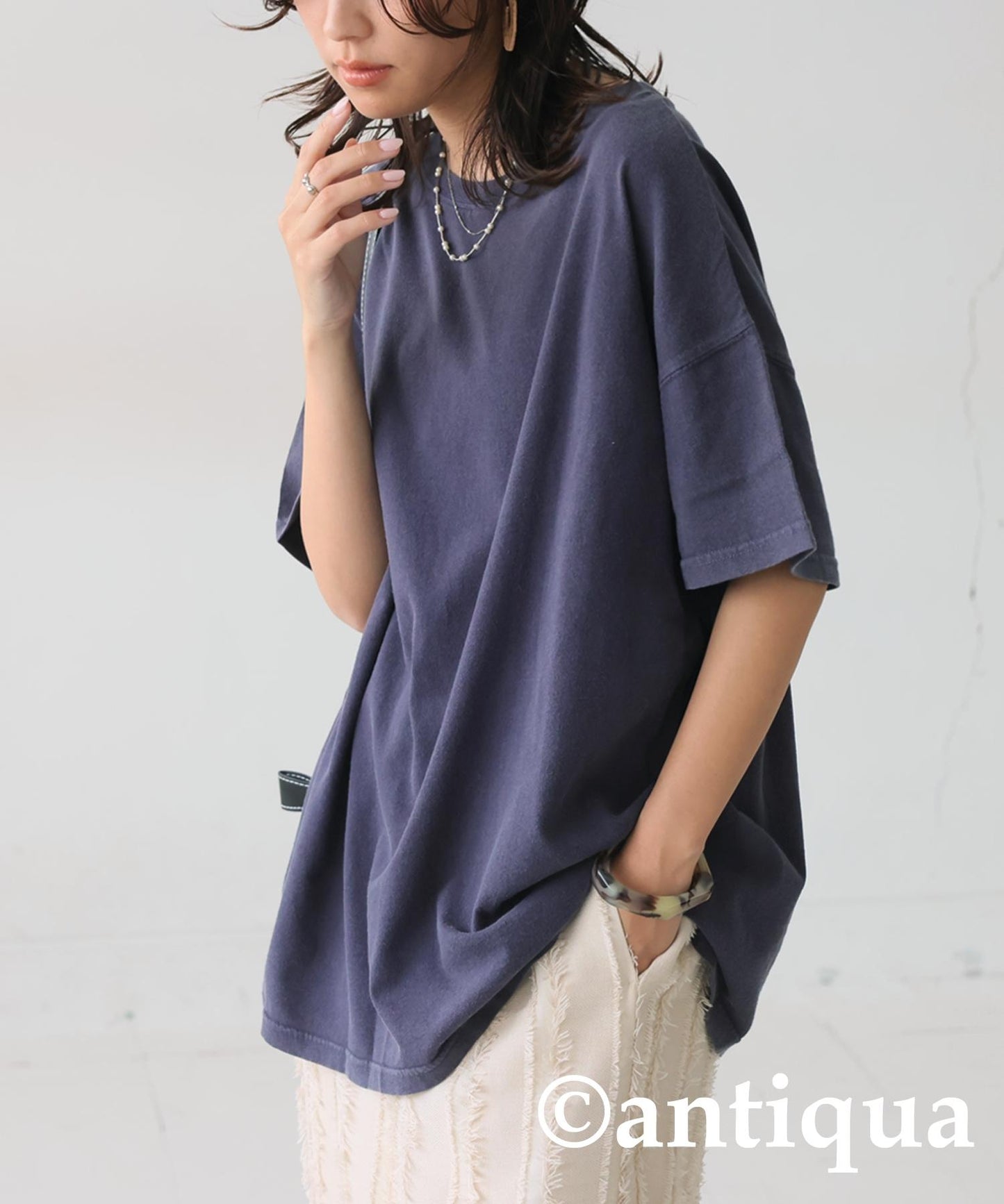 Ladies Acid Wash T-Shirt