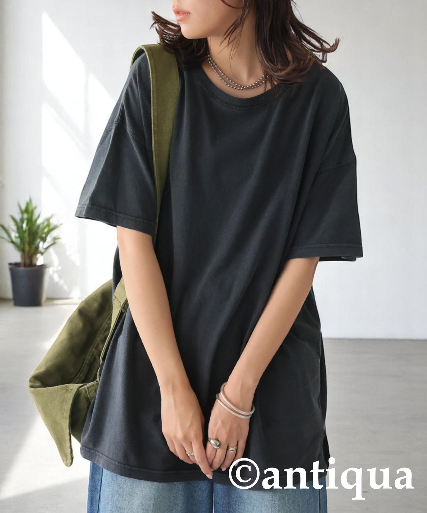 Ladies Acid Wash T-Shirt