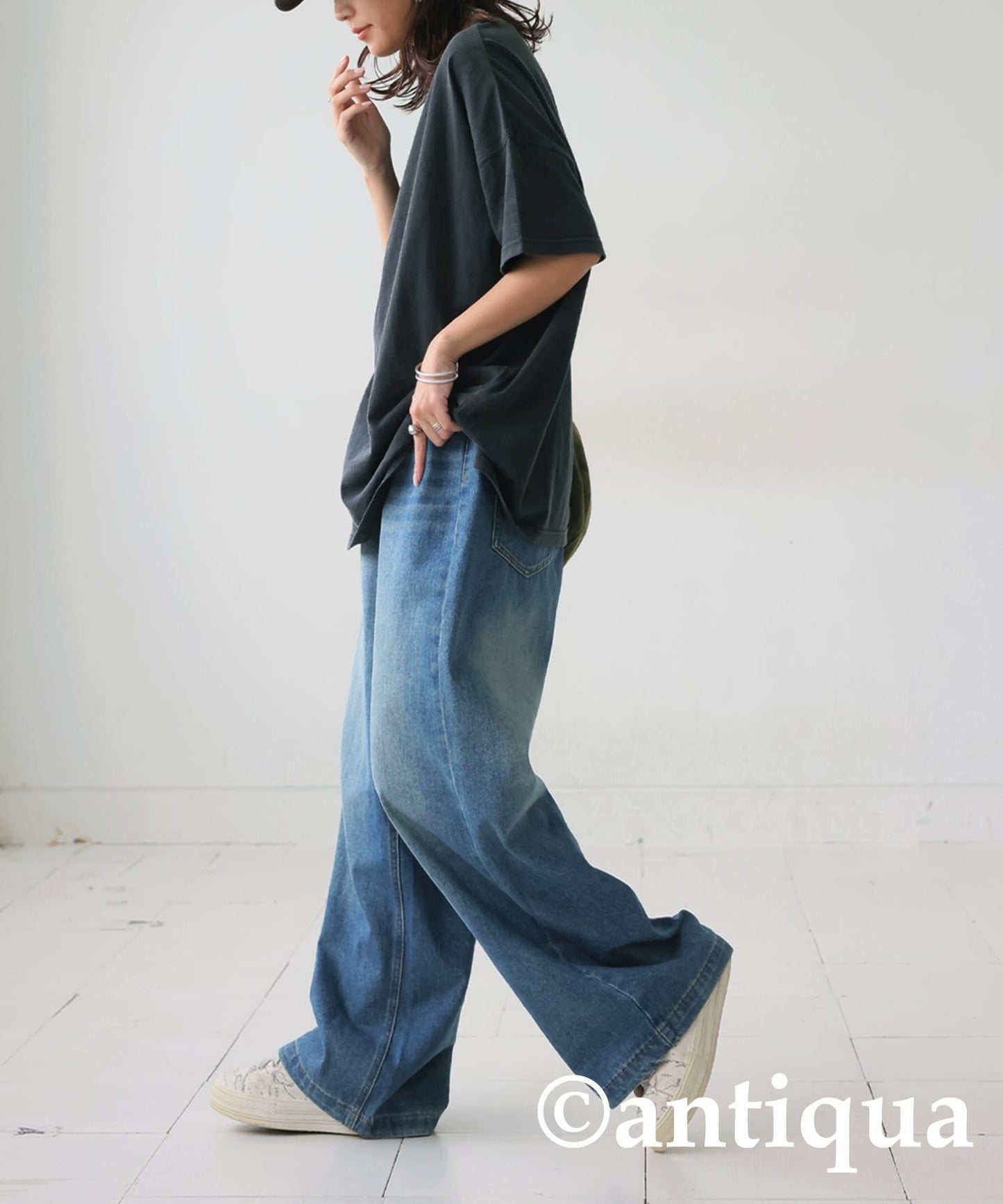 Ladies Acid Wash T-Shirt