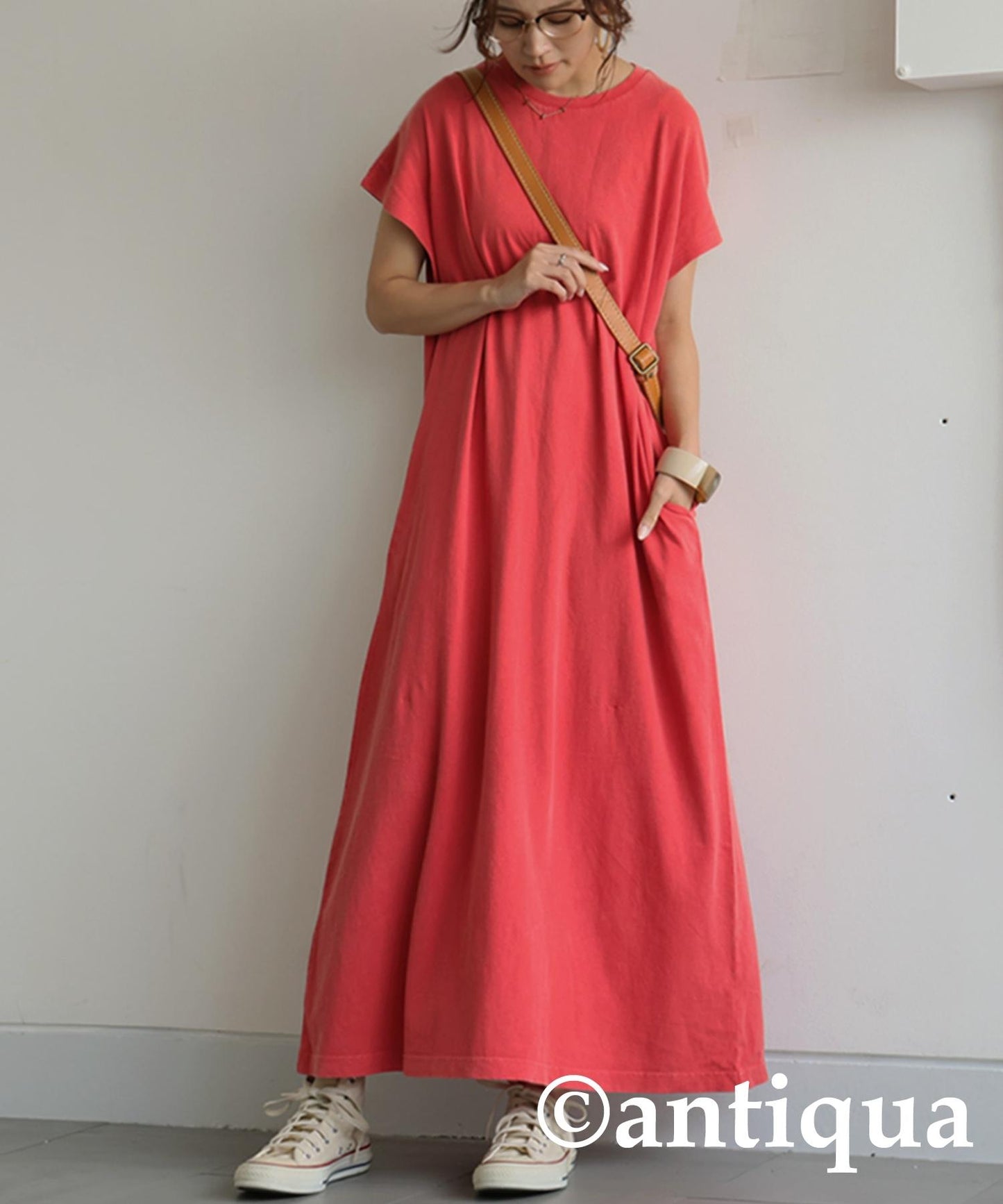 Ladies 100% Cotton T-Shirt Dress